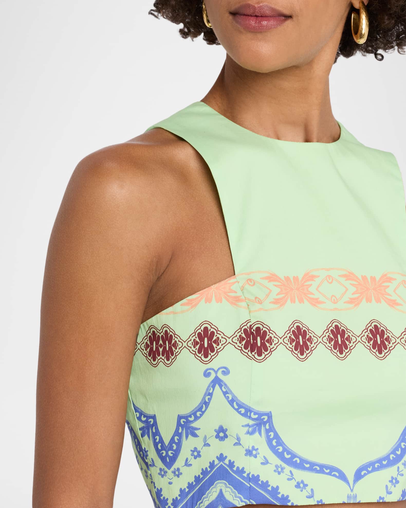 MISA Los Angeles Emi Crop Top | Neiman Marcus