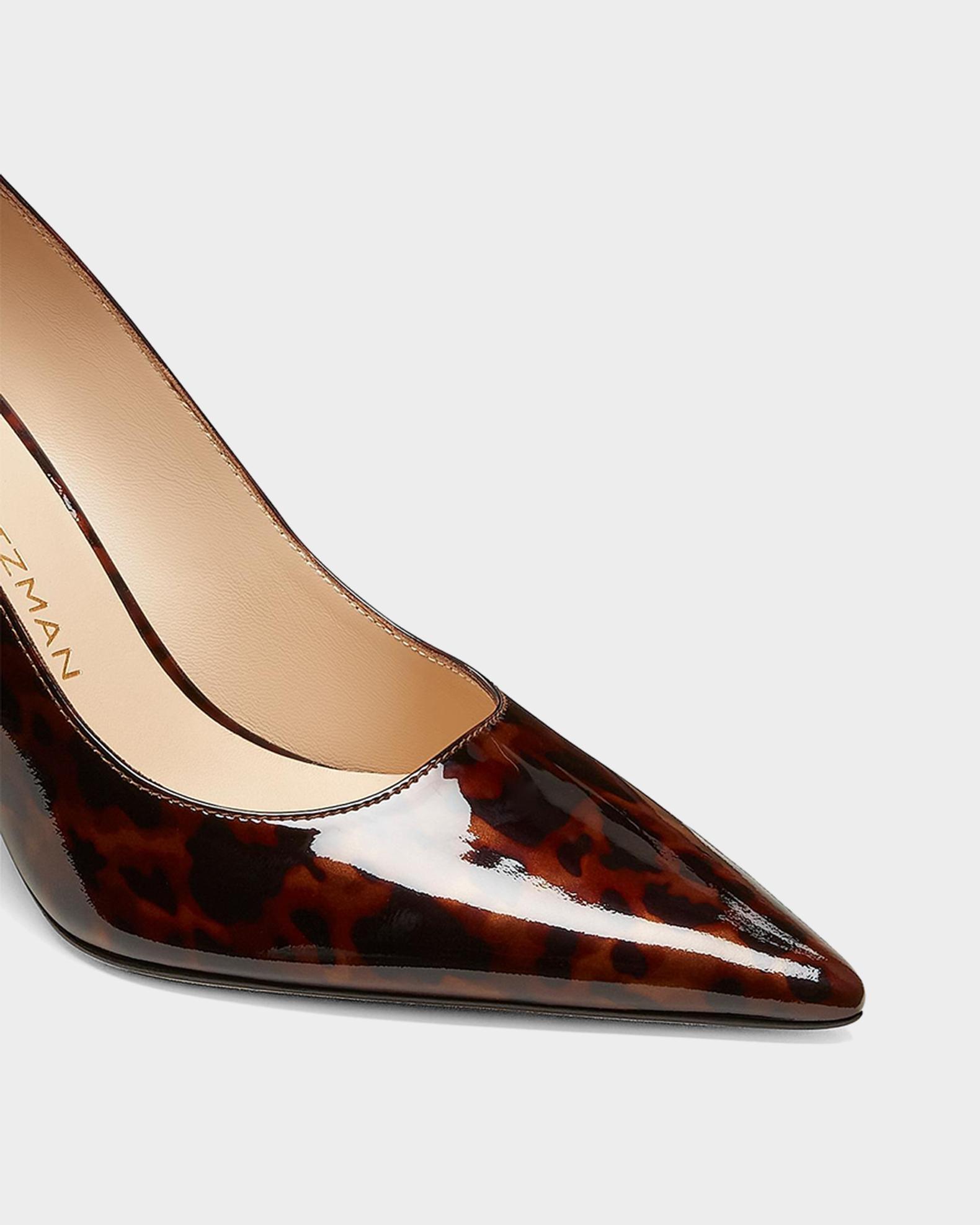 Stuart Weitzman 85mm Stuart Power Leather Pumps | Neiman Marcus