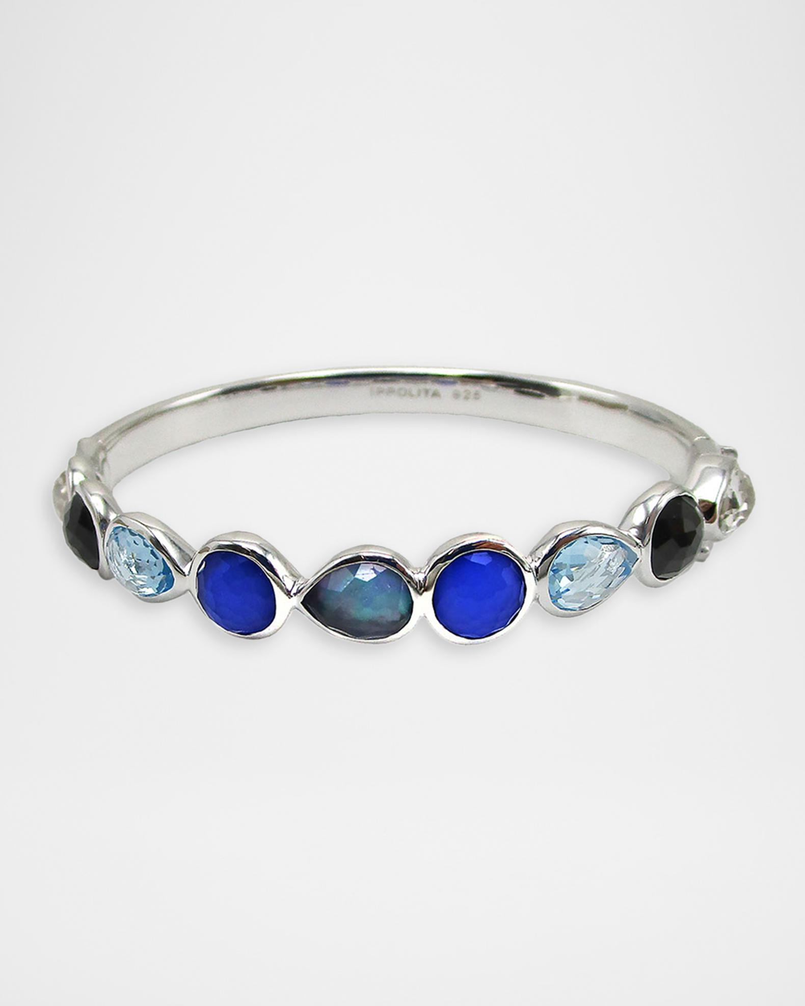 Ippolita Rock Candy Multi-Stone Hinged Bangle Bracelet, Bari | Neiman ...
