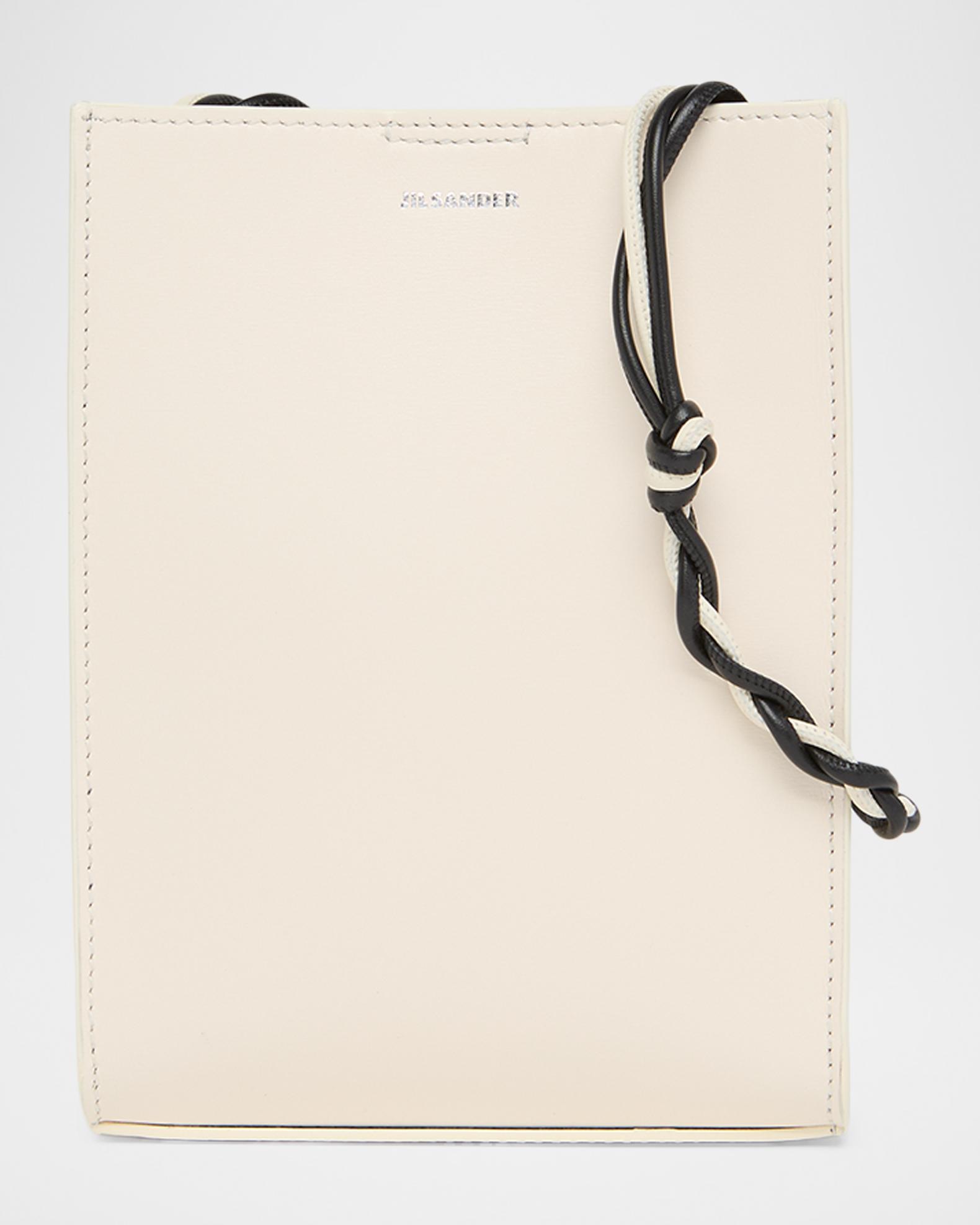 Jil Sander Tangle Small Leather Crossbody Bag | Neiman Marcus