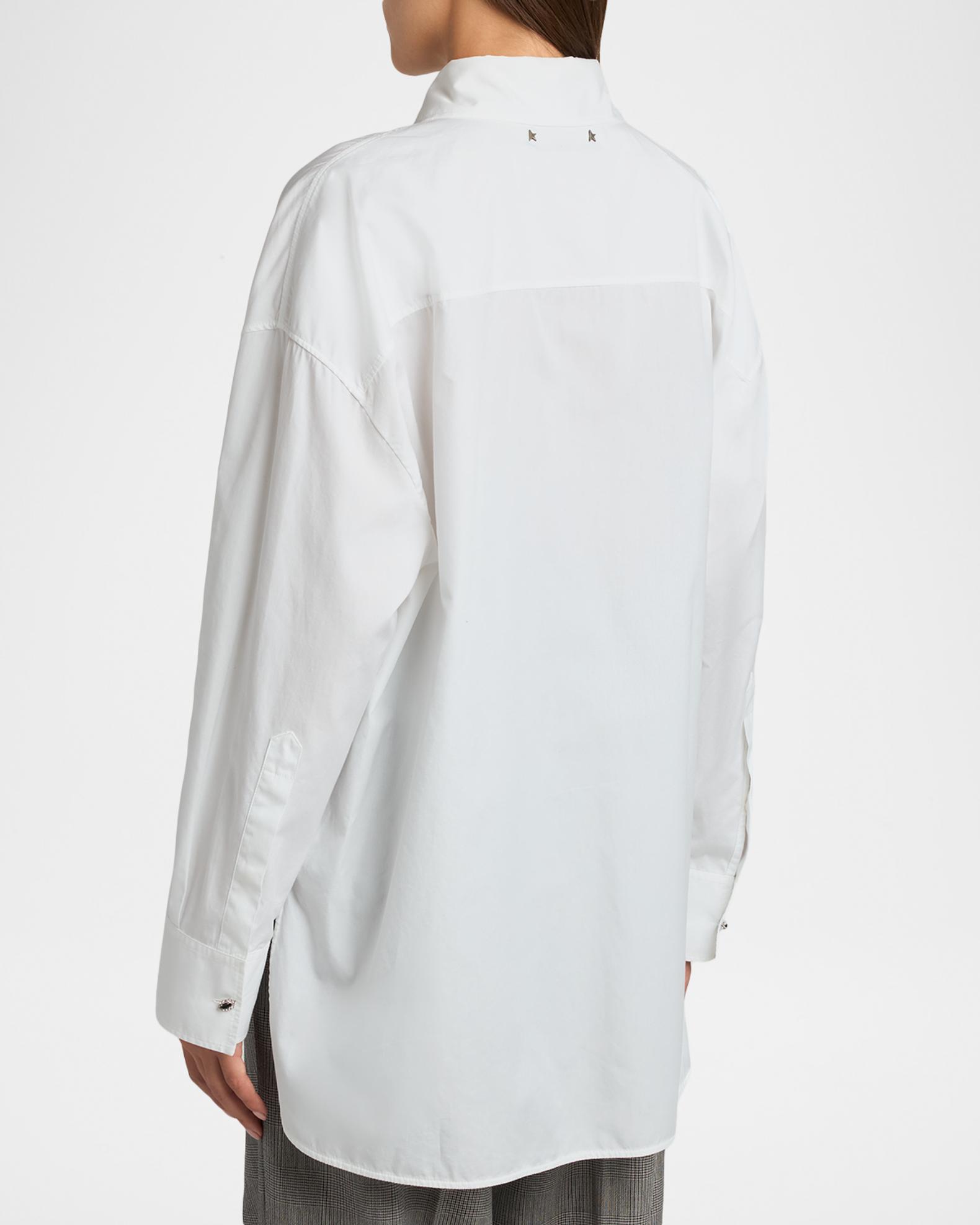 Golden Goose Journey Oversized Cotton Voile Tuxedo Shirt | Neiman 