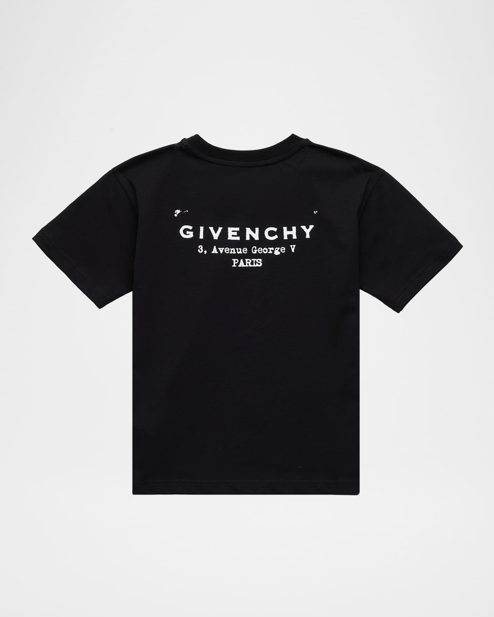 Givenchy Boy's Logo Stamp-Print Short-Sleeved Cotton T-Shirt, Size
