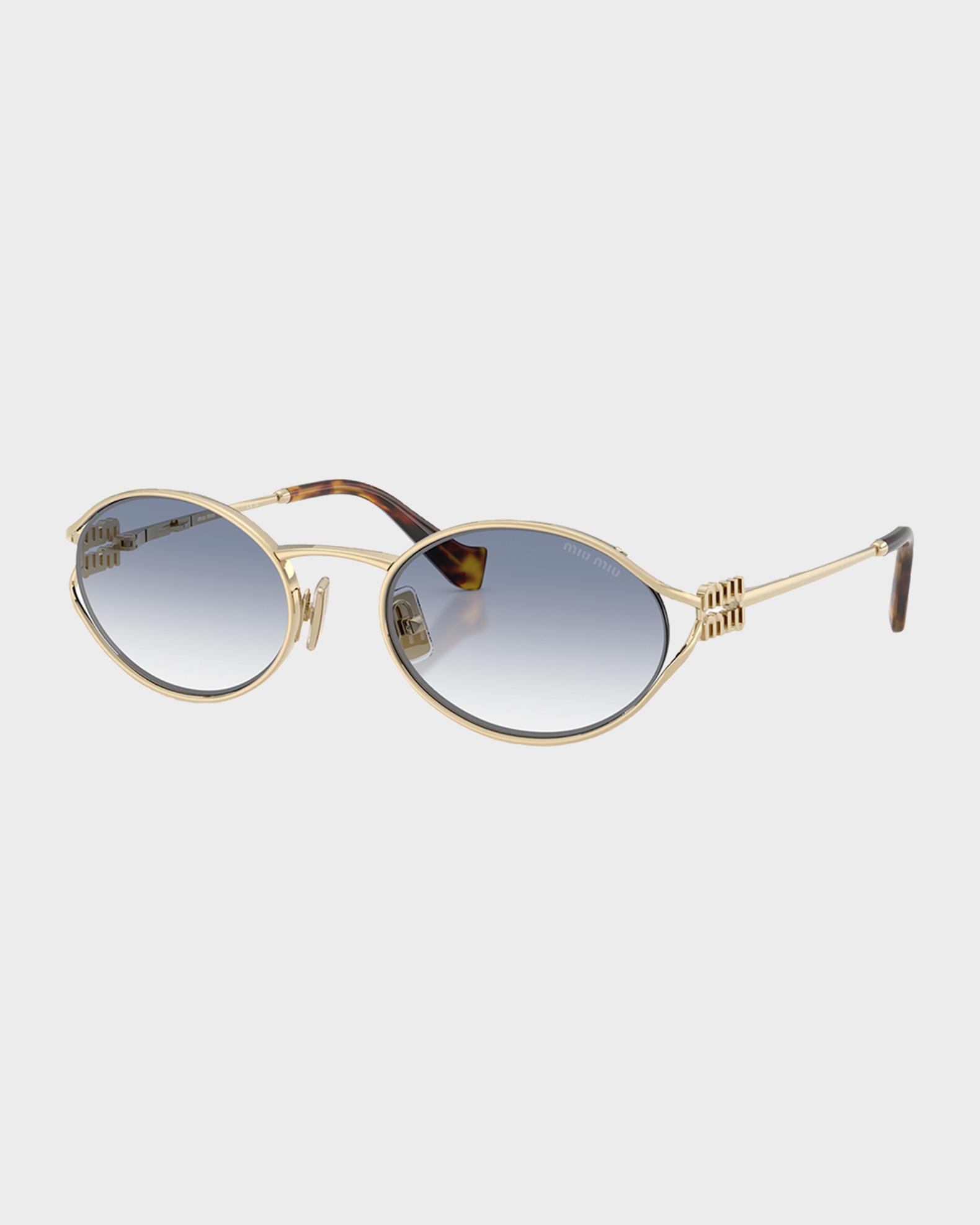 miu♡ Miu Miu 54MM Oval Sunglasses | Neiman Marcus