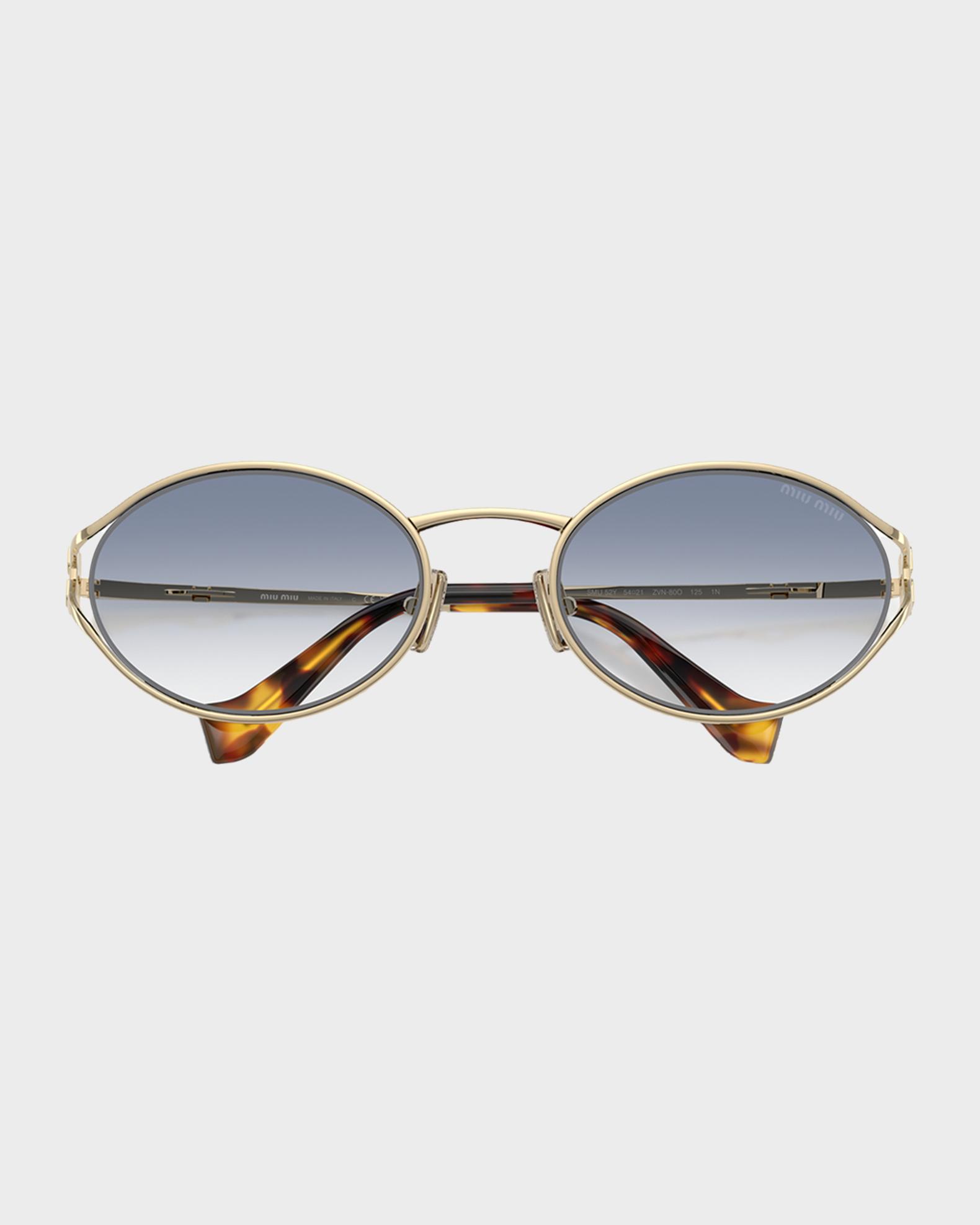 miu♡ Miu Miu 54MM Oval Sunglasses | Neiman Marcus