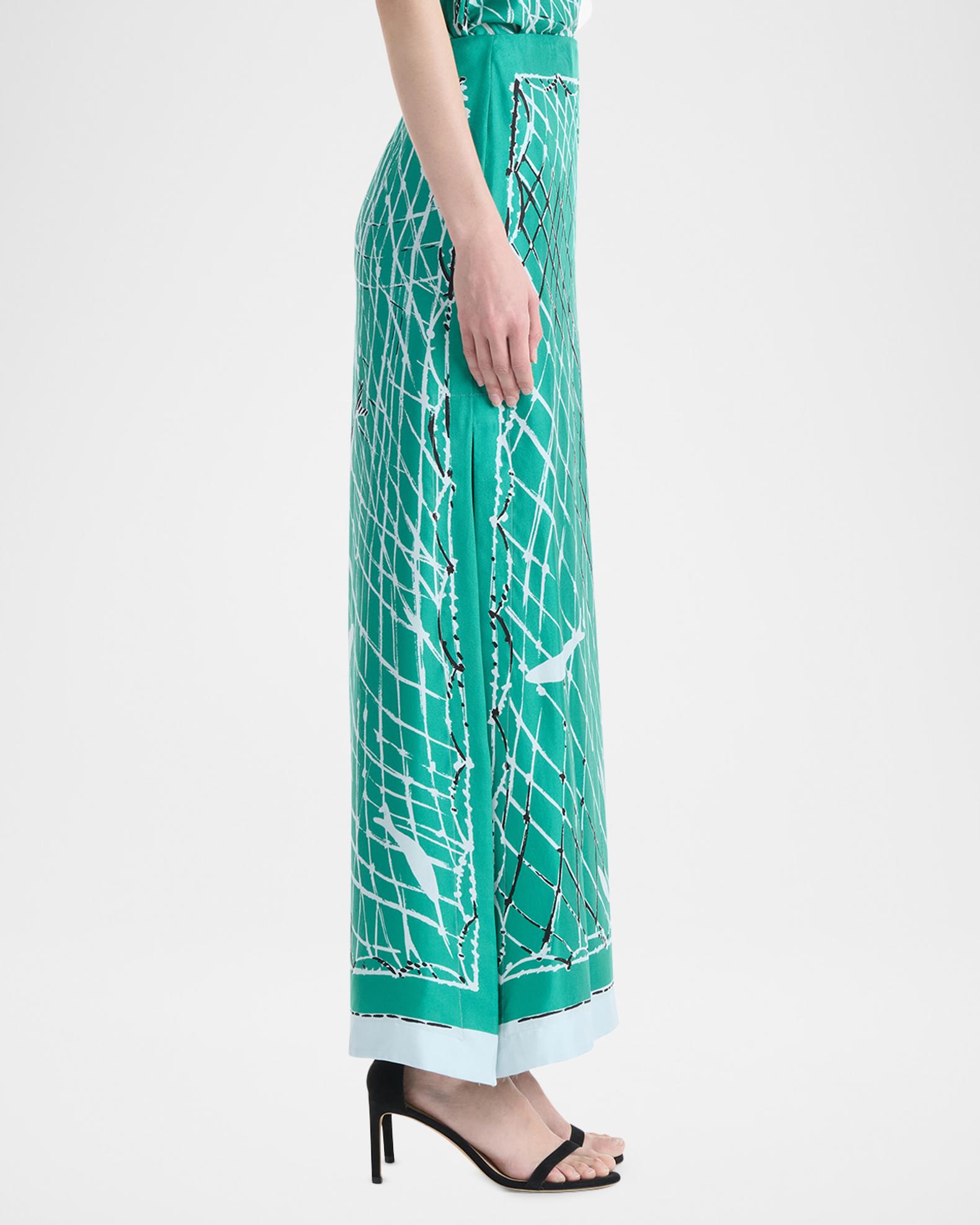 Altuzarra Linnie Printed Silk Maxi Skirt | Neiman Marcus