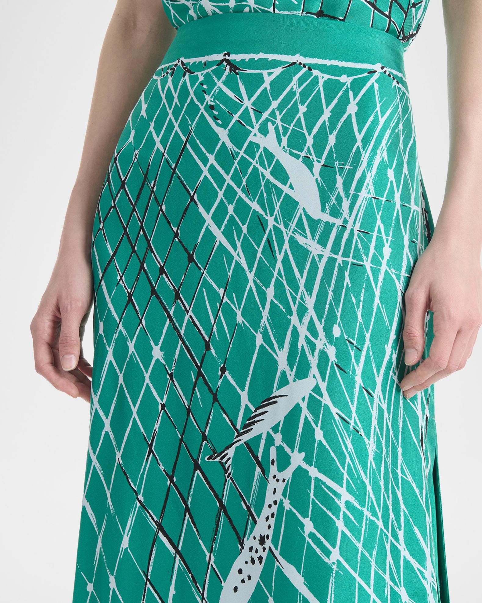 Altuzarra Linnie Printed Silk Maxi Skirt | Neiman Marcus