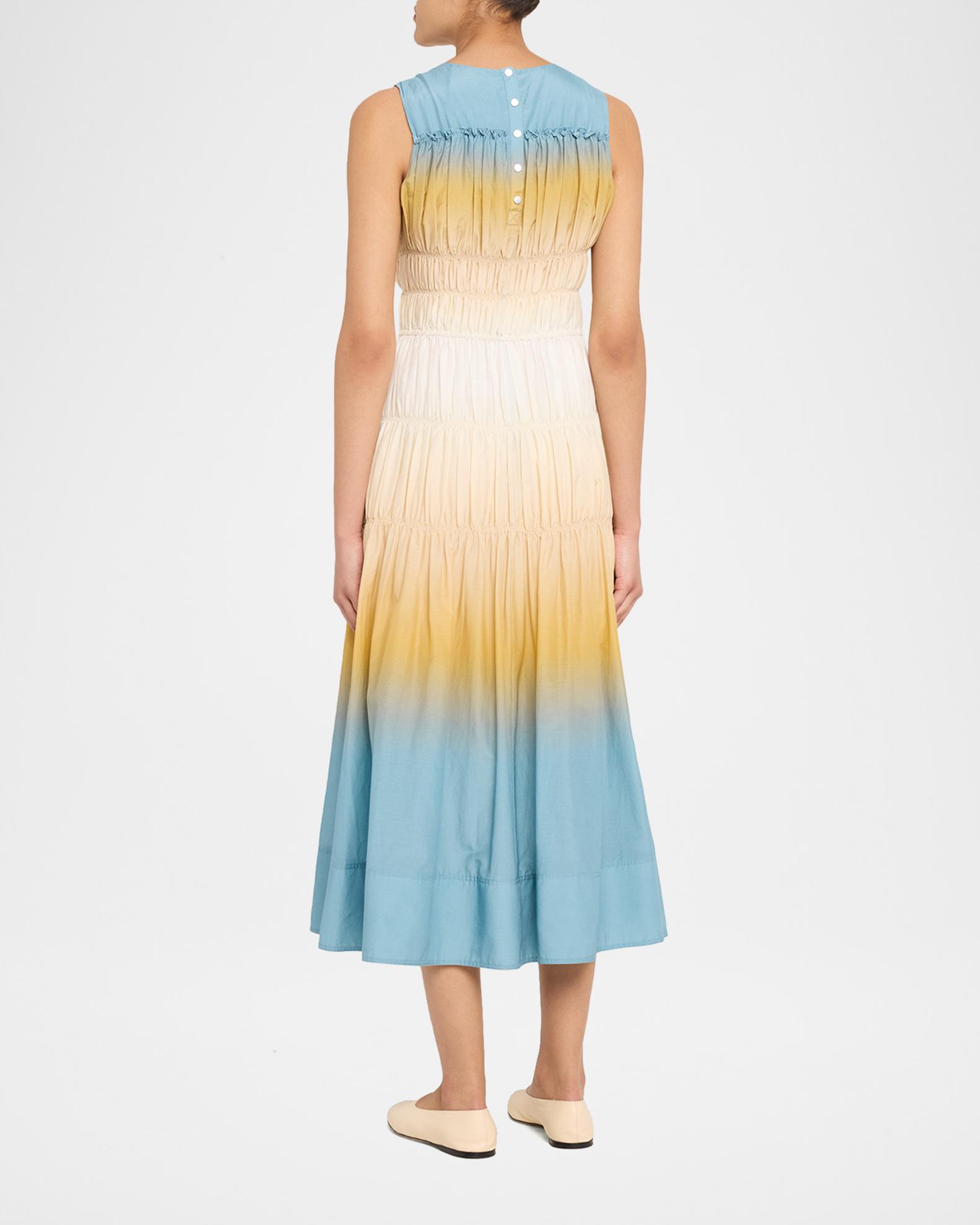 3.1 Phillip Lim Smocked Ombré Voile Midi Dress | Neiman Marcus