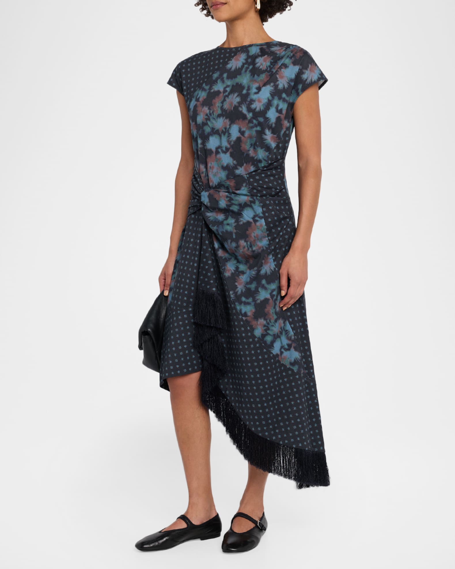 3.1 phillip lim midi dress sale 3.1 Phillip Lim Black Combo Midi Dress