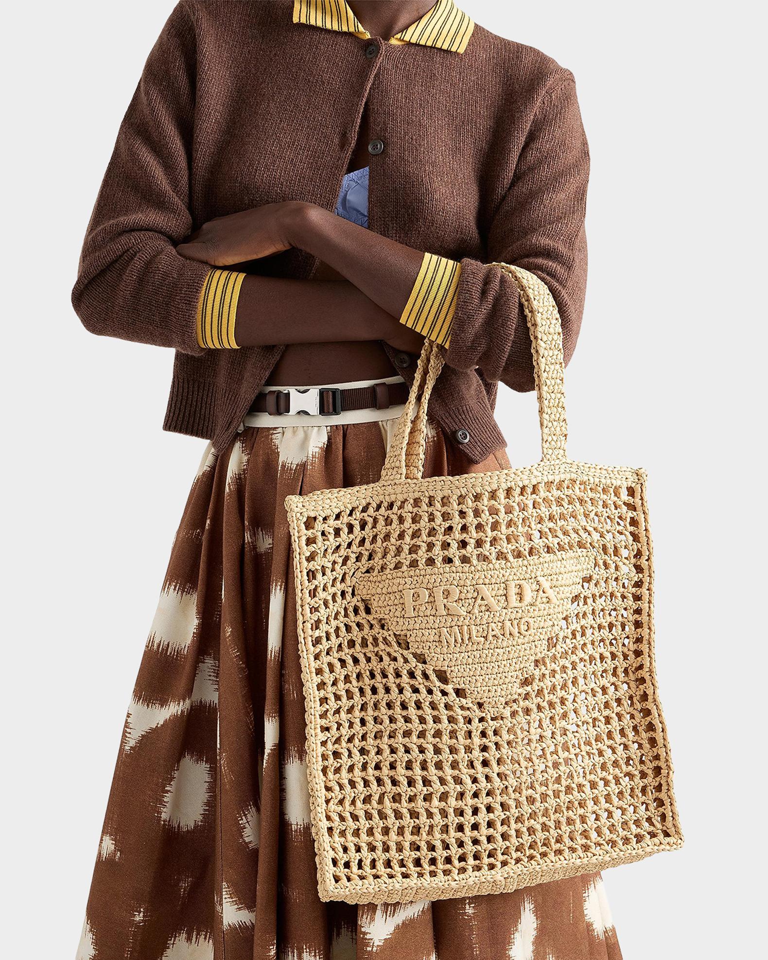 Prada Crochet Tote Bag | Neiman Marcus