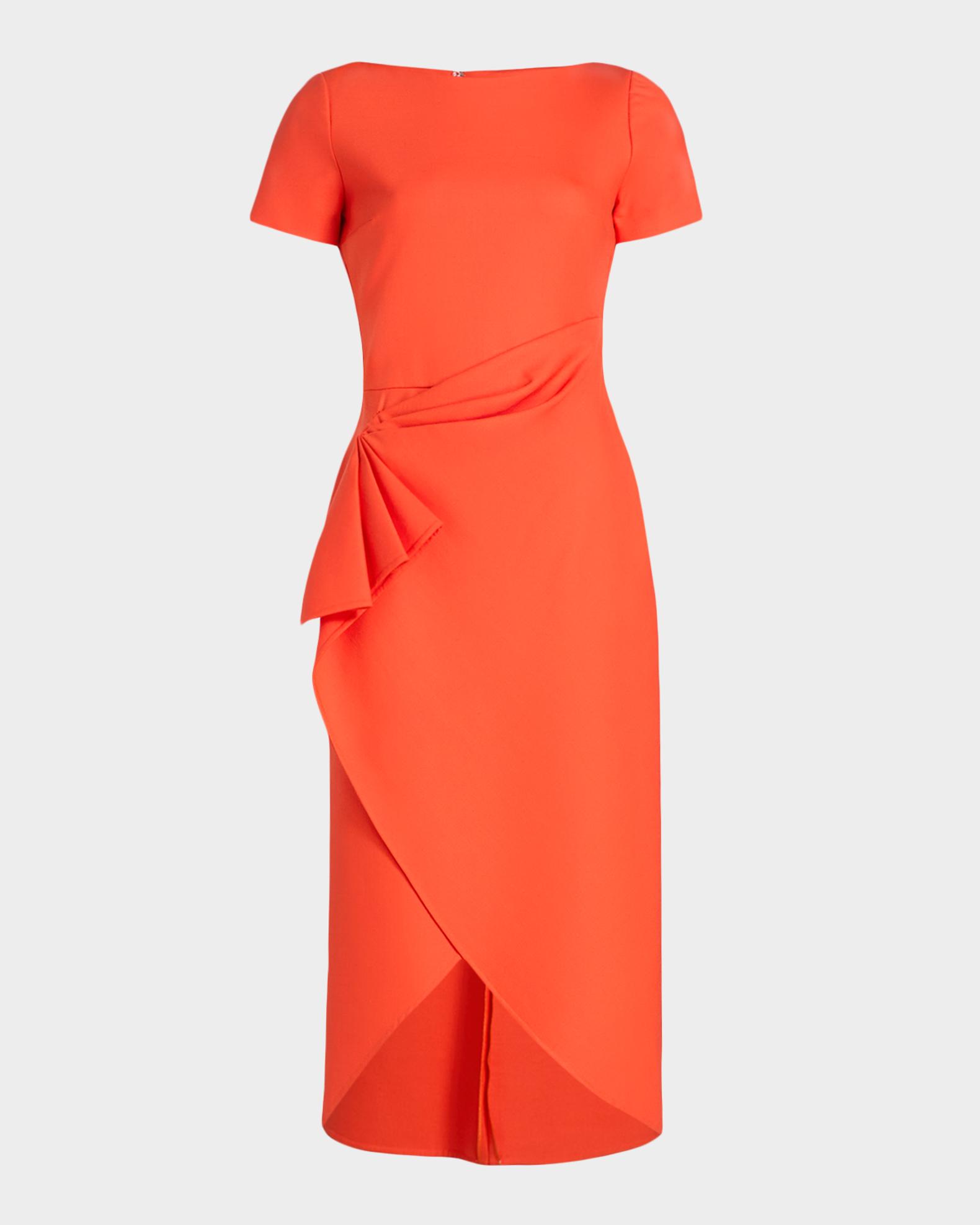 oscar midi dress orange Oscar Midi Dress Orange