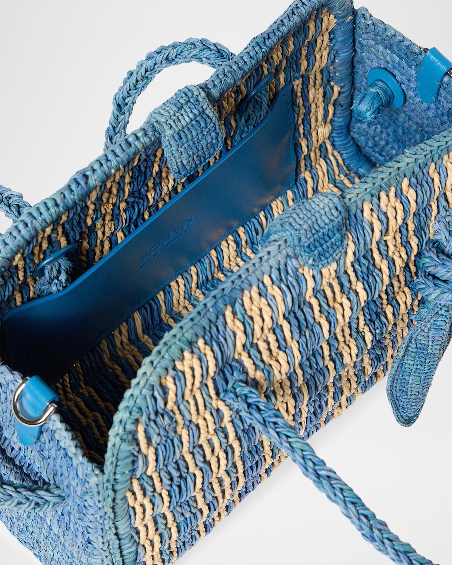 Turismo Small Raffia Top-Handle Bag | Neiman Marcus