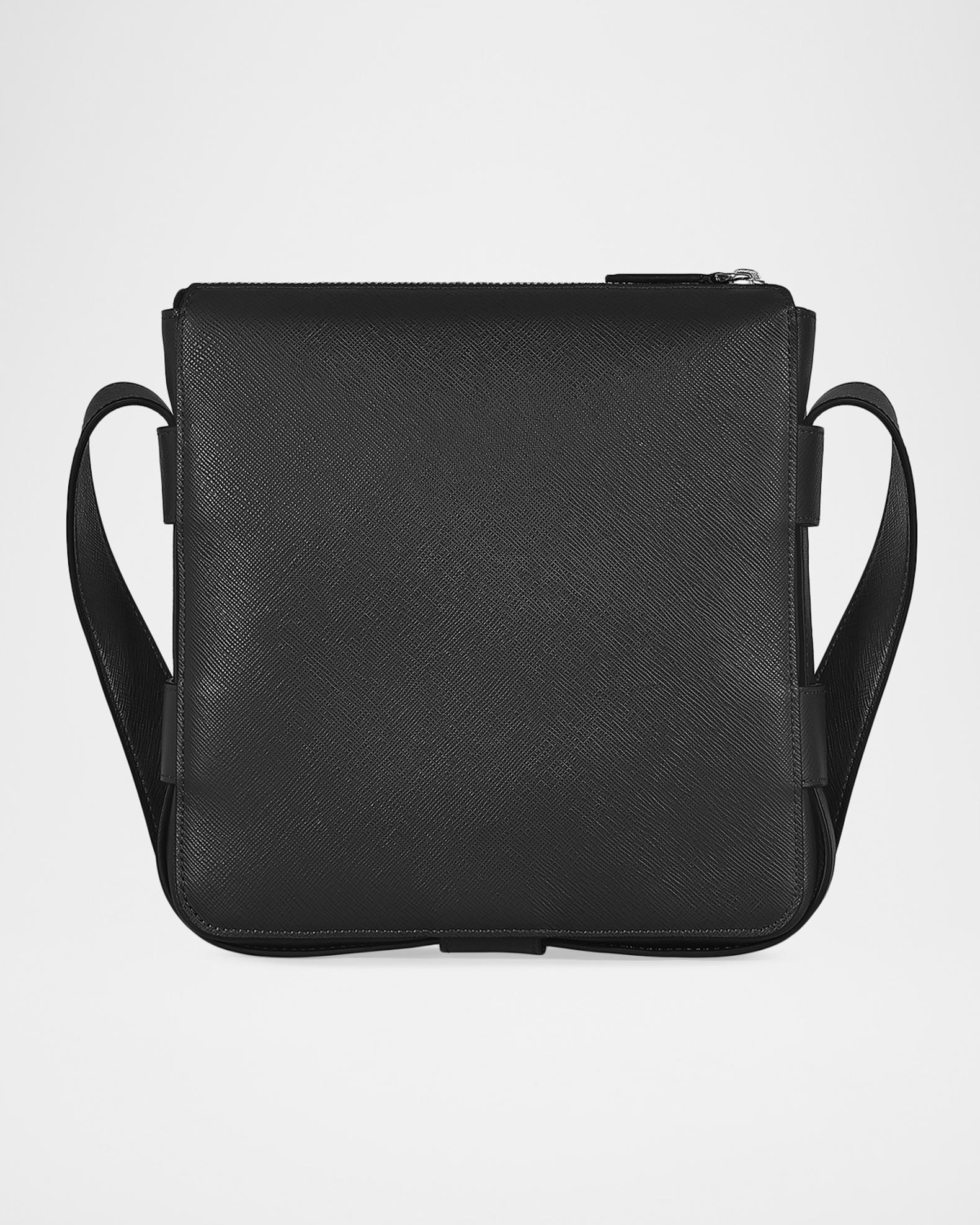 Montblanc Men's Sartorial Leather Crossbody Bag | Neiman Marcus