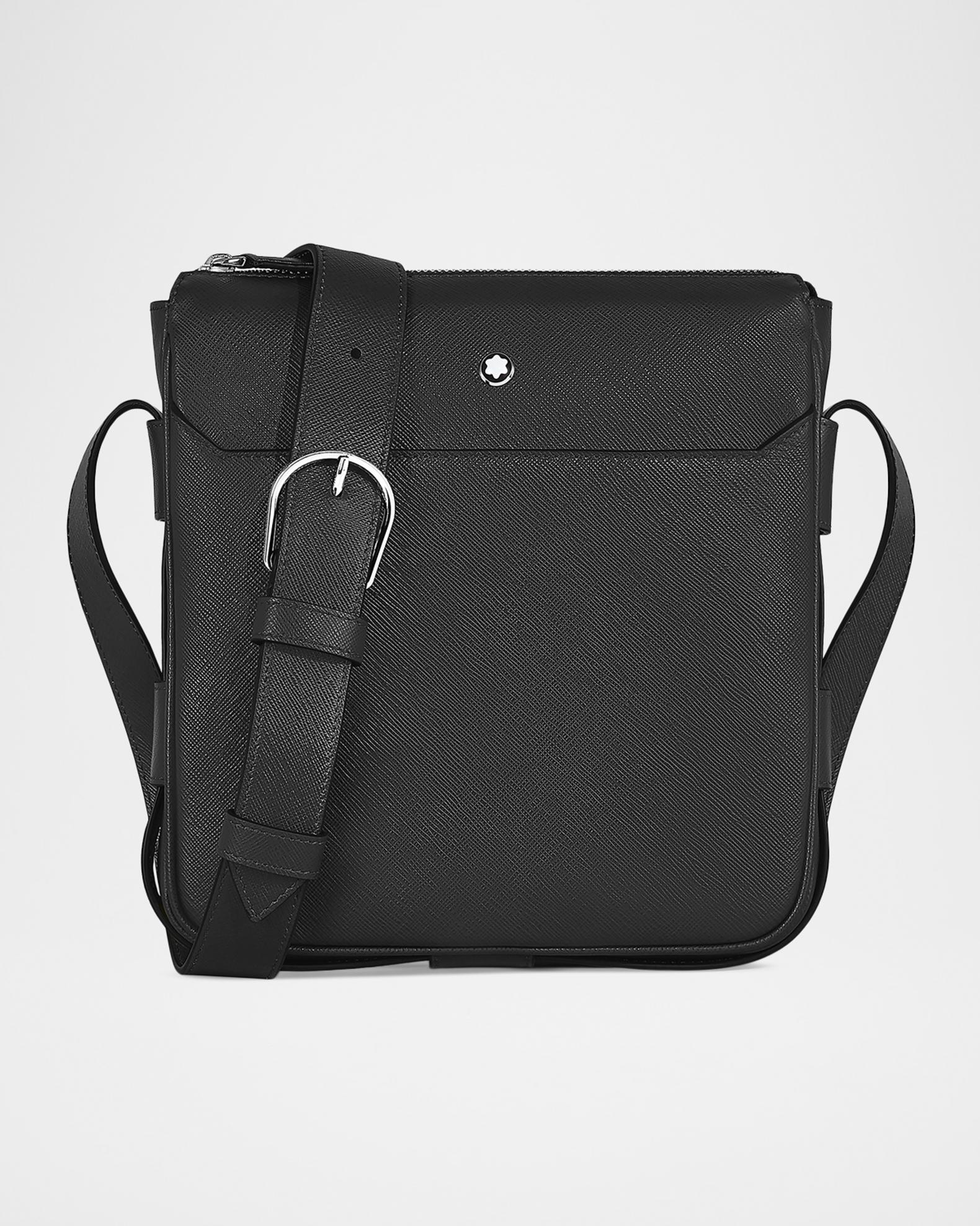 Montblanc Men's Sartorial Leather Crossbody Bag | Neiman Marcus