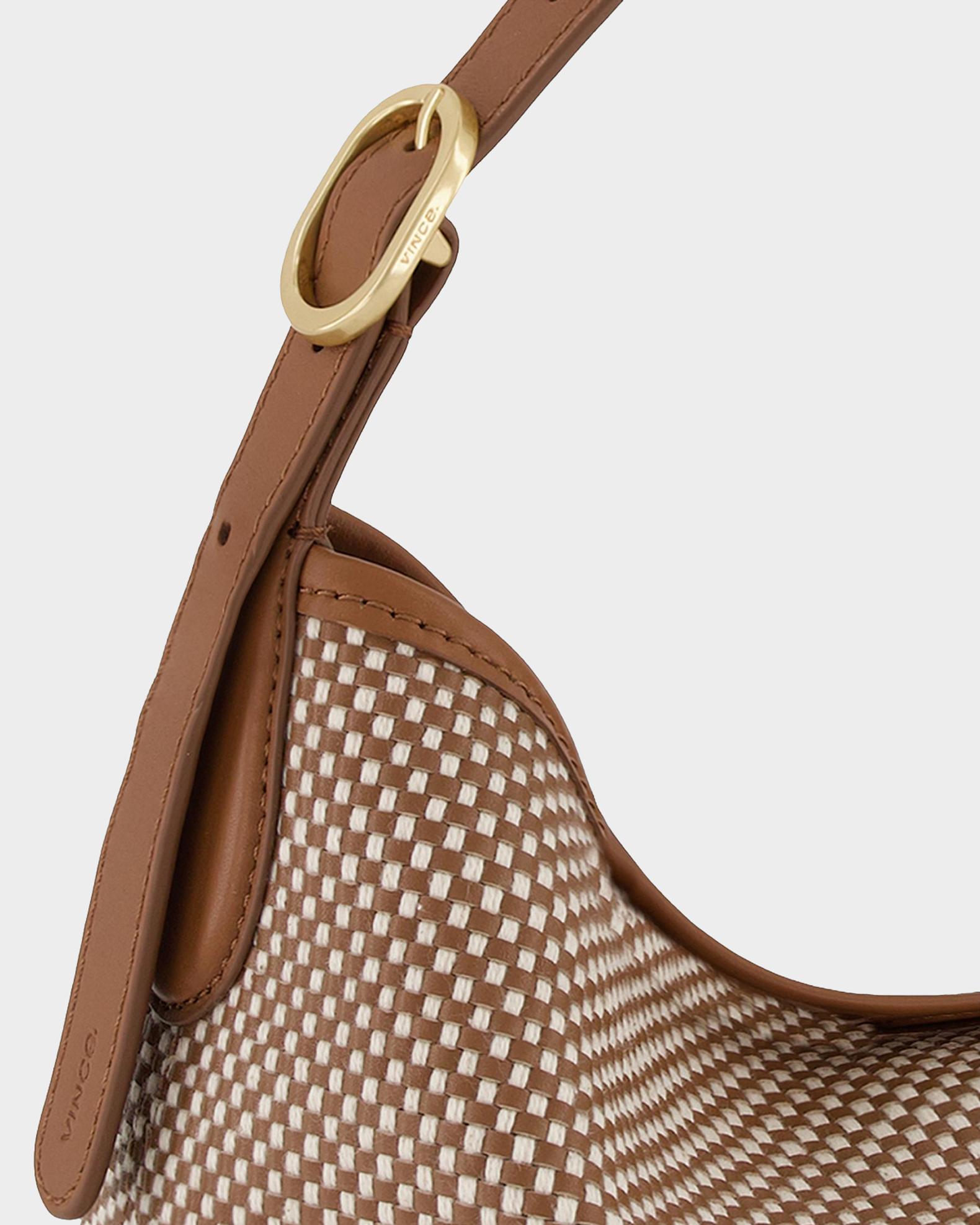 Vince Vivian Woven Leather Hobo Bag | Neiman Marcus