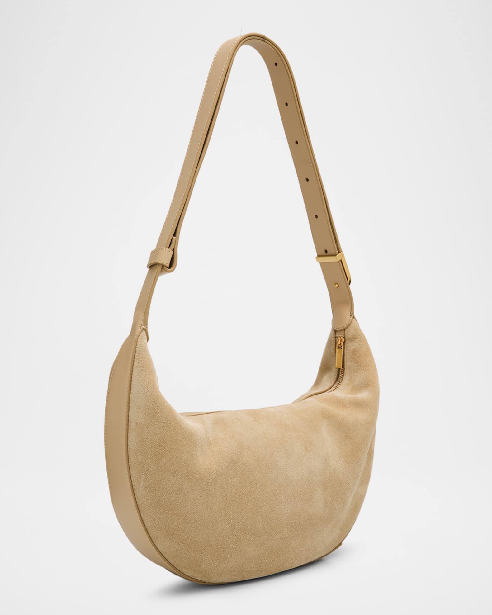 Vince Eris Small Suede Hobo Bag | Neiman Marcus