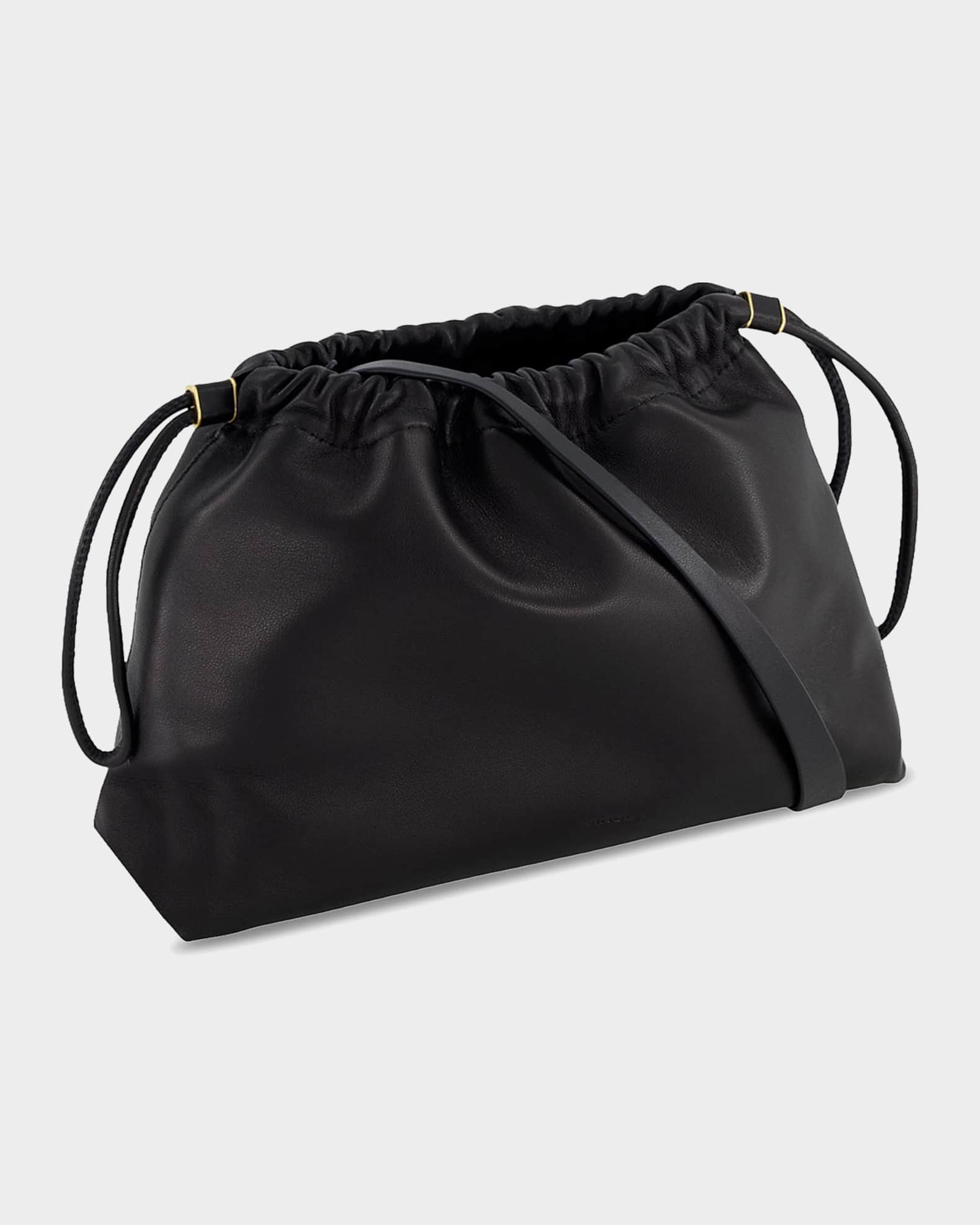 Vince Sarai Leather Drawstring Crossbody Bag | Neiman Marcus