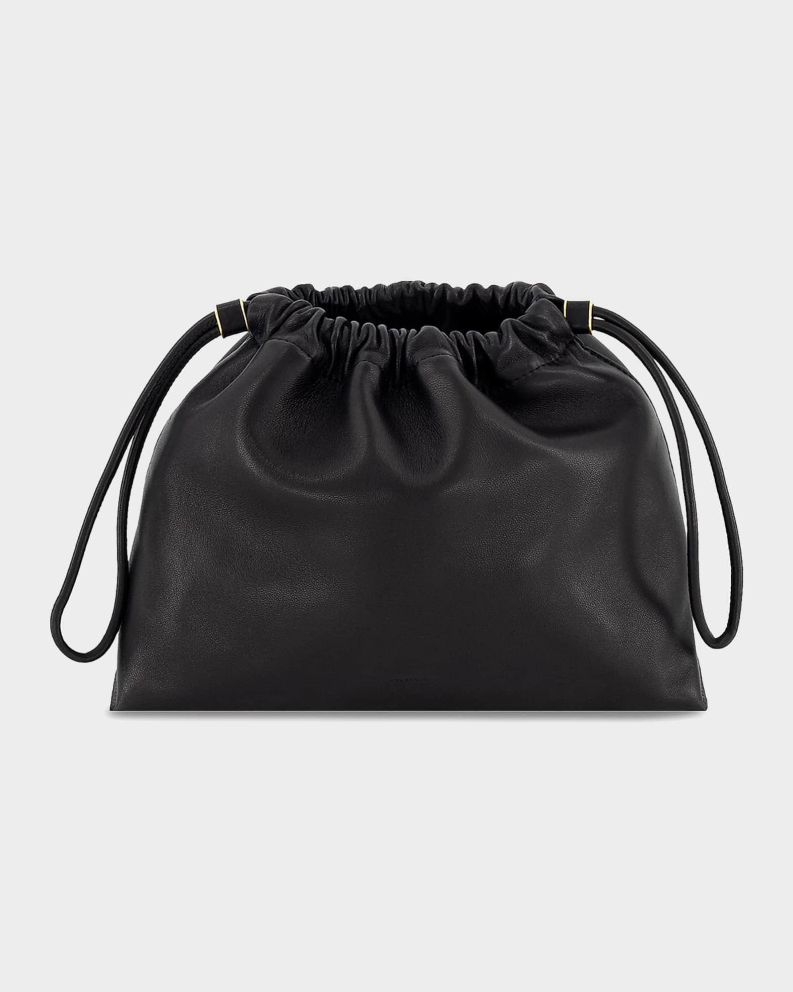 Vince Sarai Leather Drawstring Crossbody Bag | Neiman Marcus