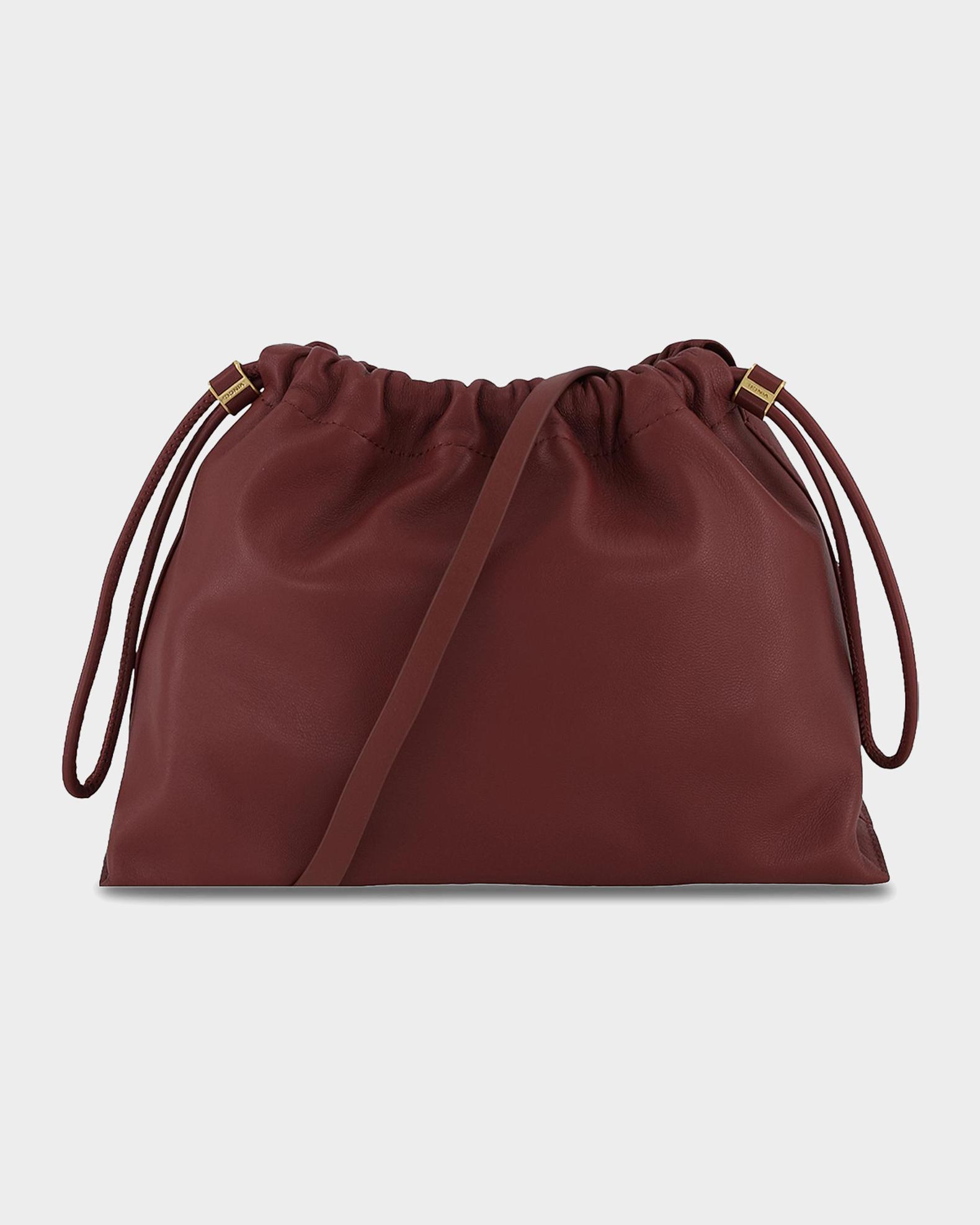 Vince Sarai Leather Drawstring Crossbody Bag | Neiman Marcus