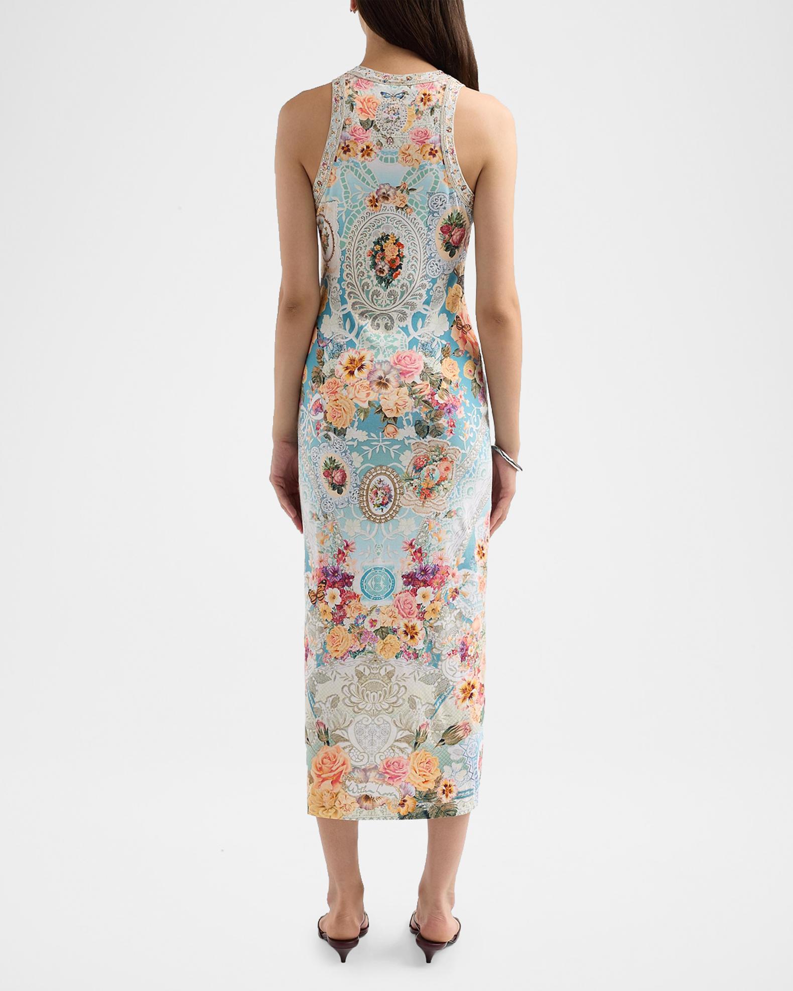 Camilla A Taste For Lace Jersey Tank Midi Dress | Neiman Marcus