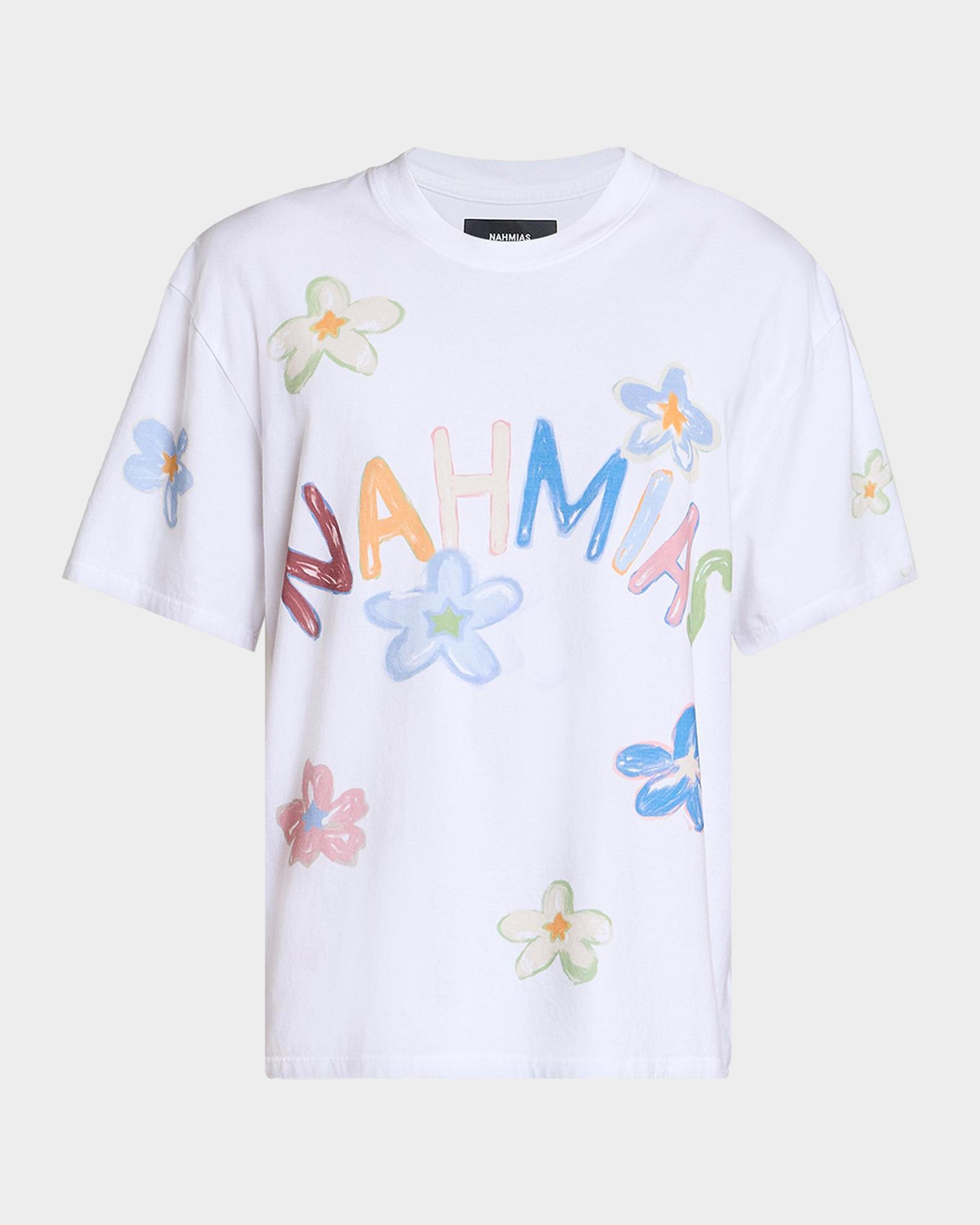 NAHMIAS Men's Daydreaming Super Bloom Boxy T-Shirt | Neiman Marcus