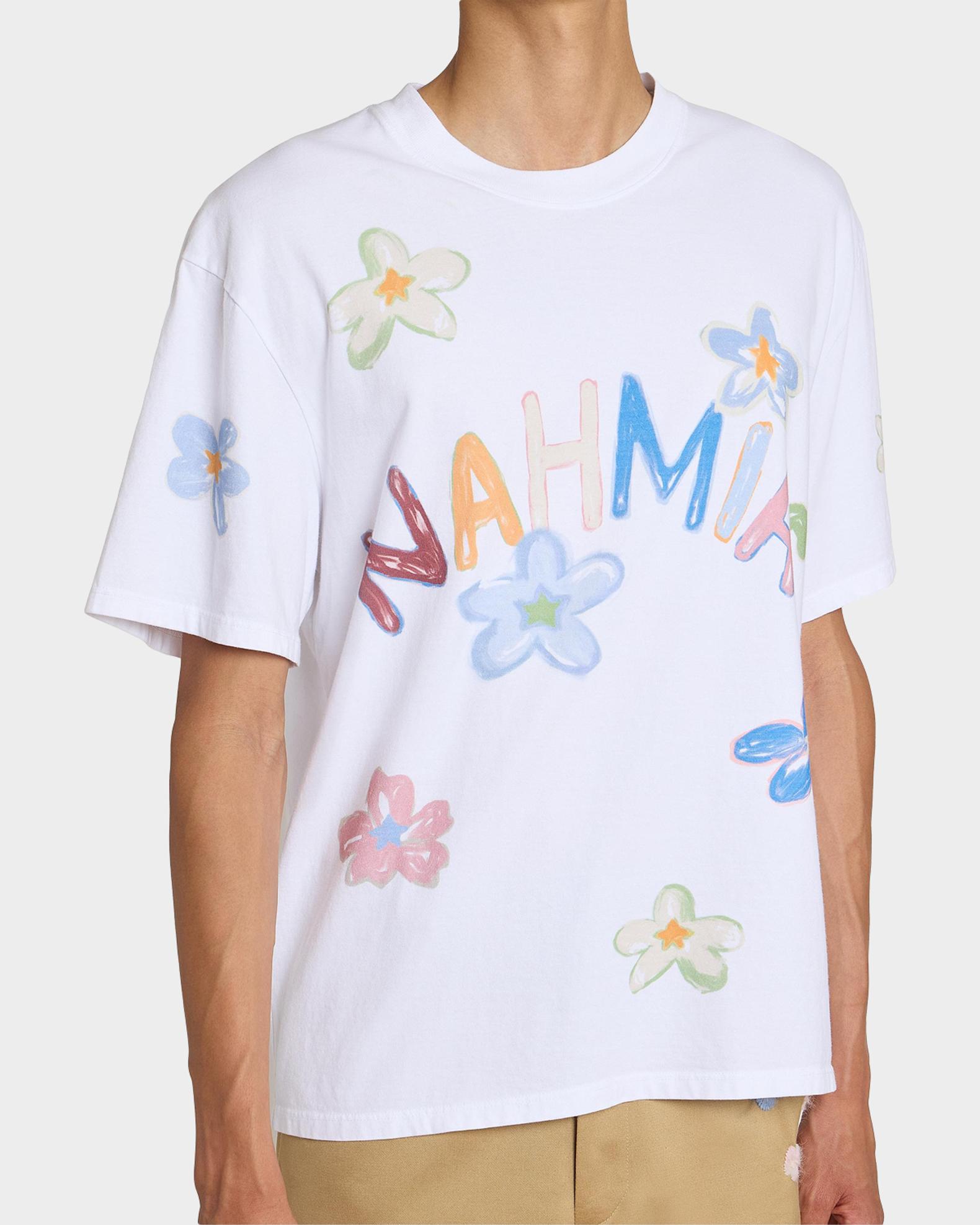 NAHMIAS Men's Daydreaming Super Bloom Boxy T-Shirt | Neiman Marcus
