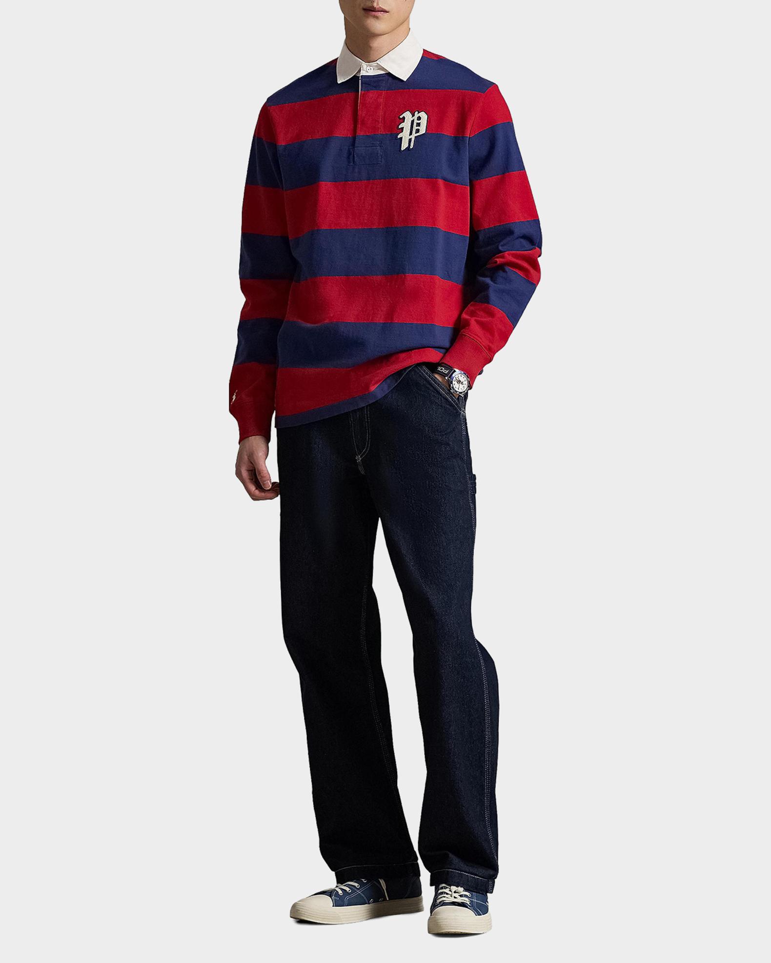 Polo Ralph Lauren Men's Phillies™ Rugby Striped Stretch-Cotton Jersey ...