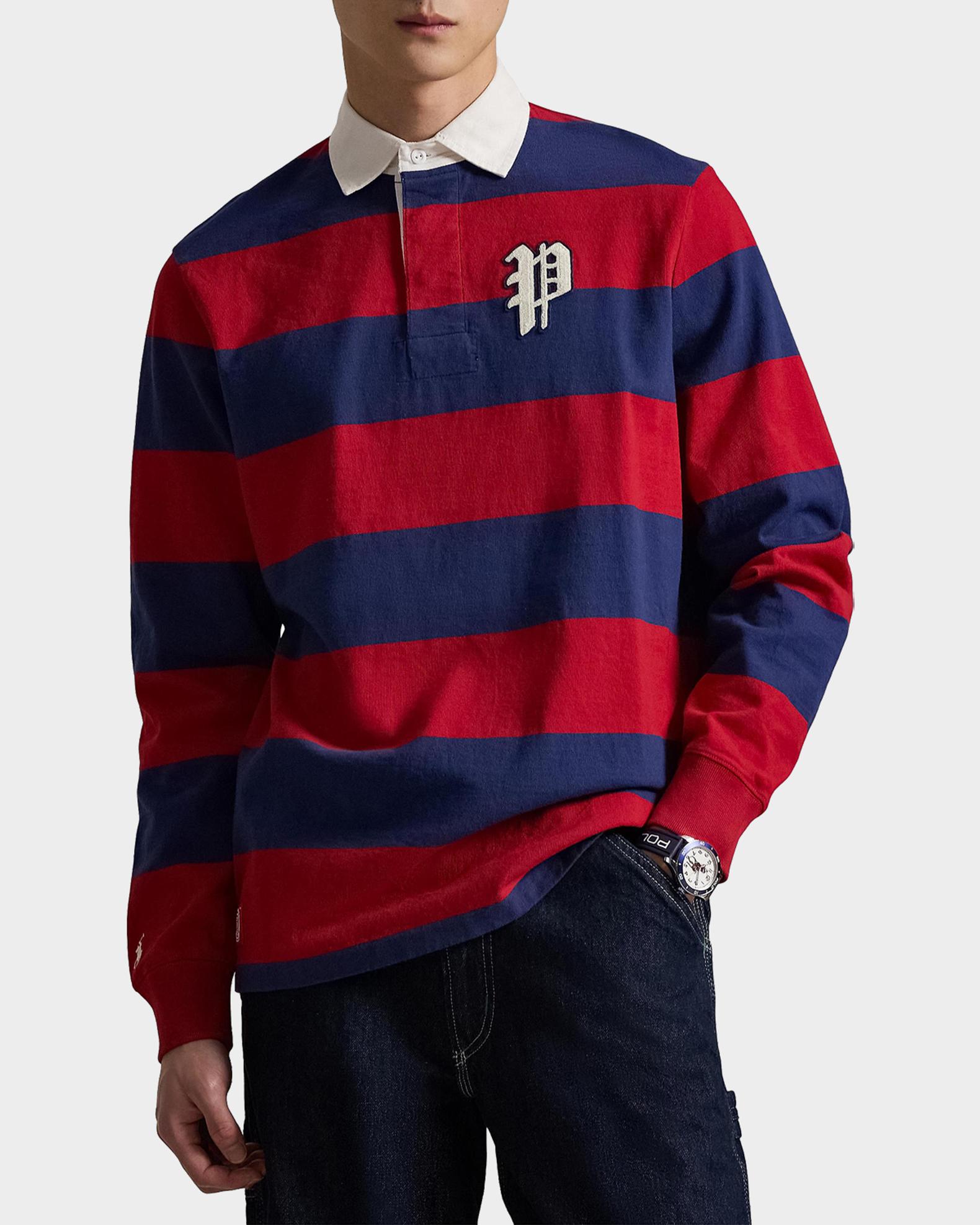 Polo Ralph Lauren Men's Phillies™ Rugby Striped Stretch-Cotton Jersey ...