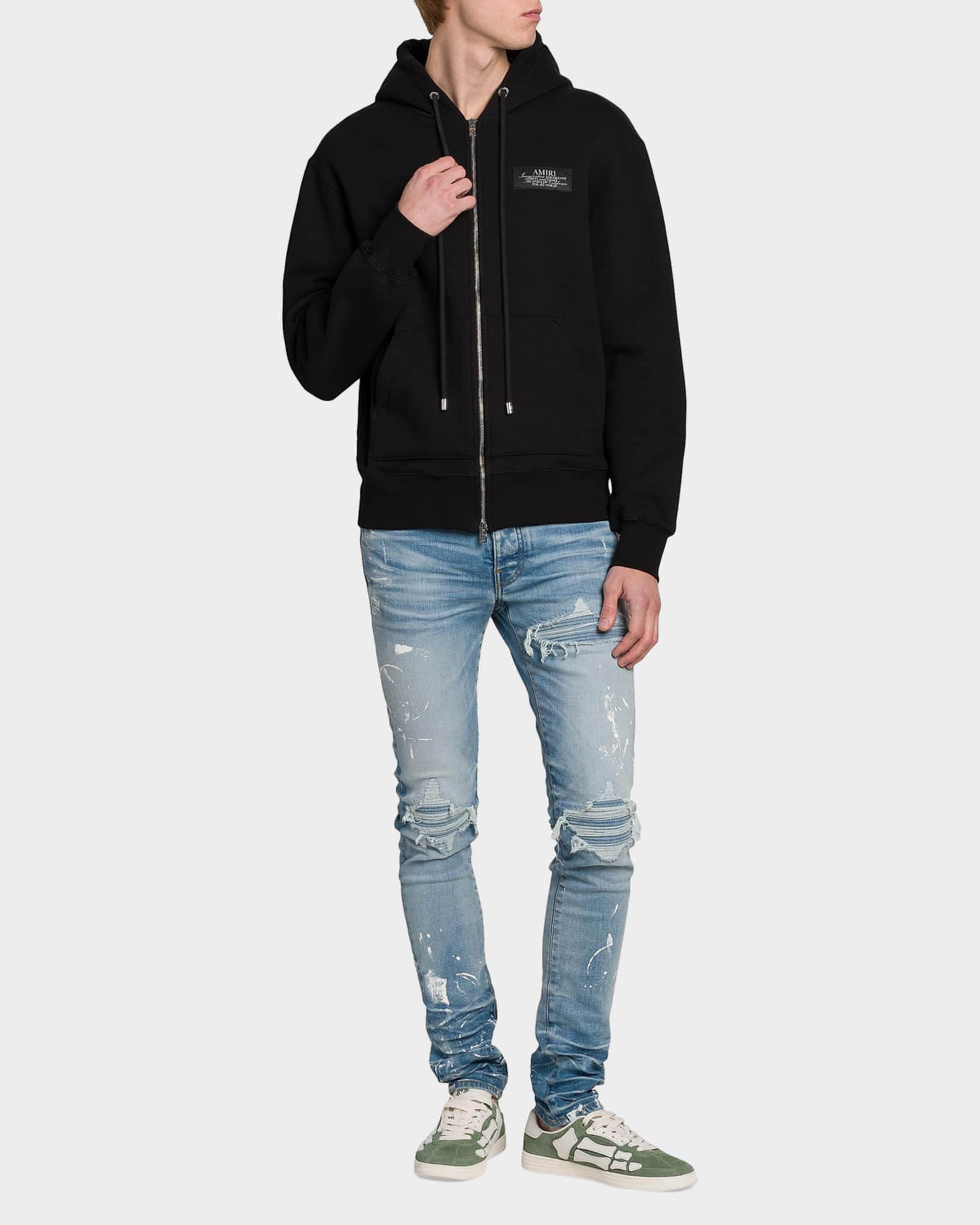 Amiri Spirit Zip Hoodie | Neiman Marcus
