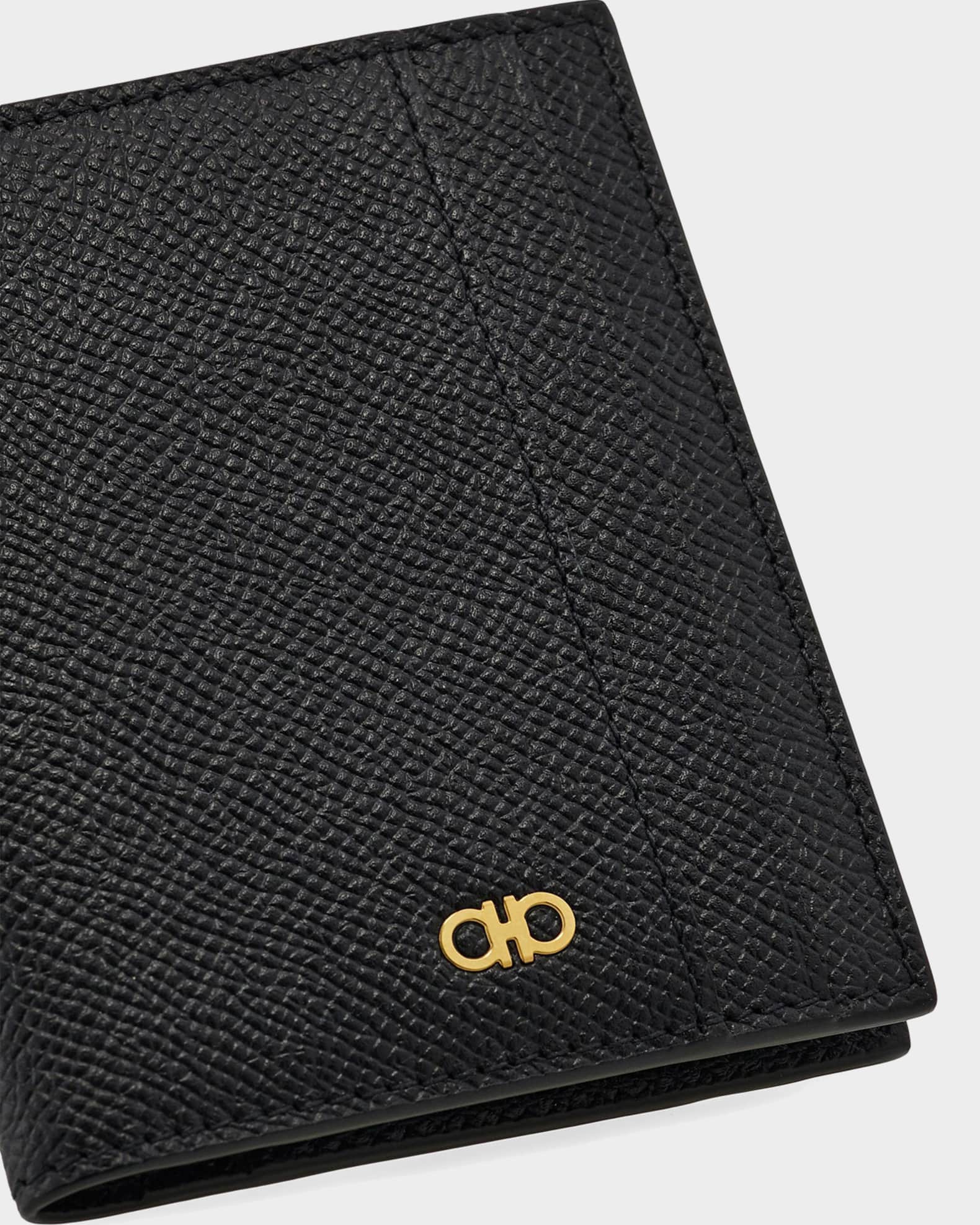 Ferragamo Micro Gancio Bi-Fold Wallet | Neiman Marcus