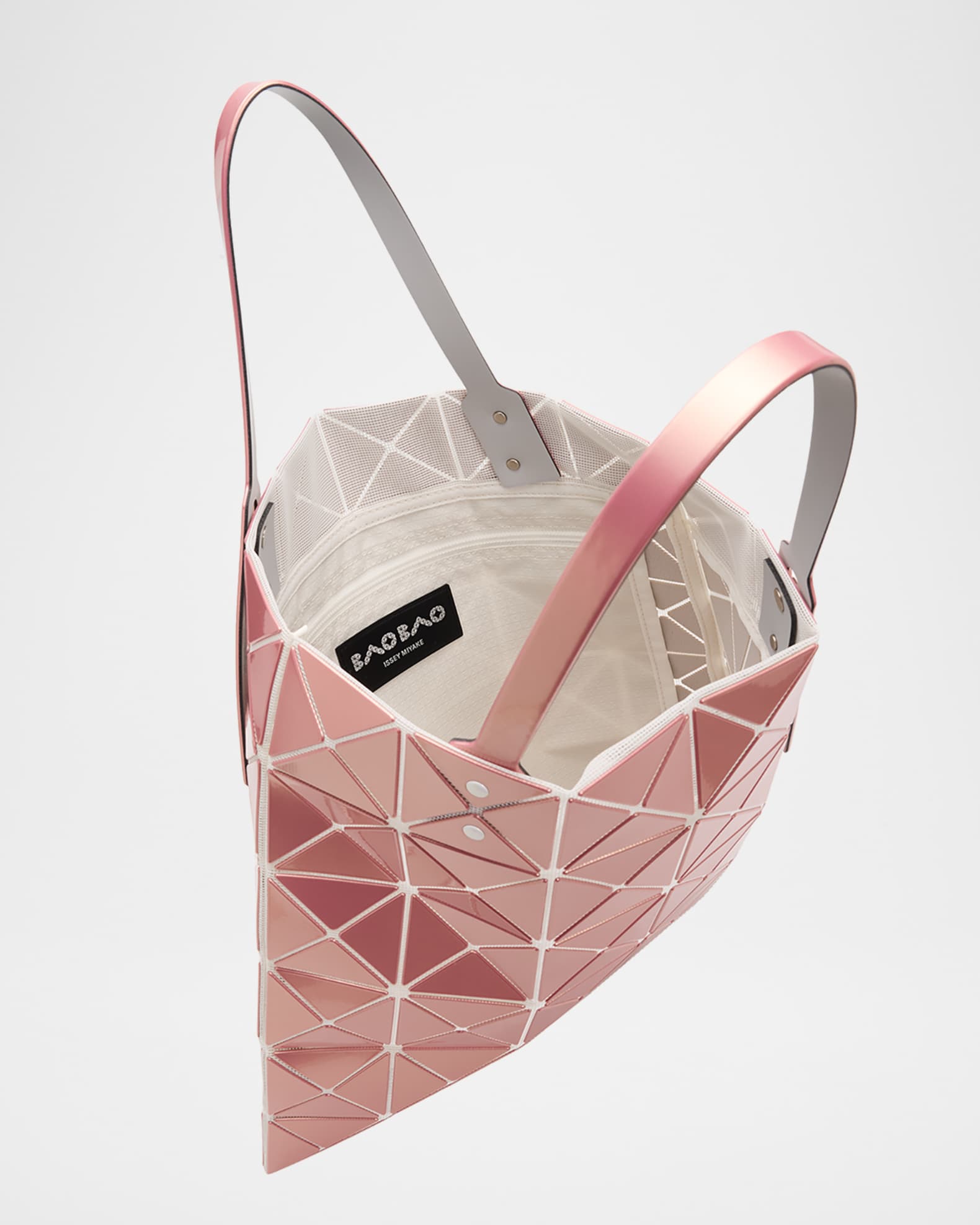 BAO BAO ISSEY MIYAKE Lucent Metallic Geometric Tote Bag | Neiman