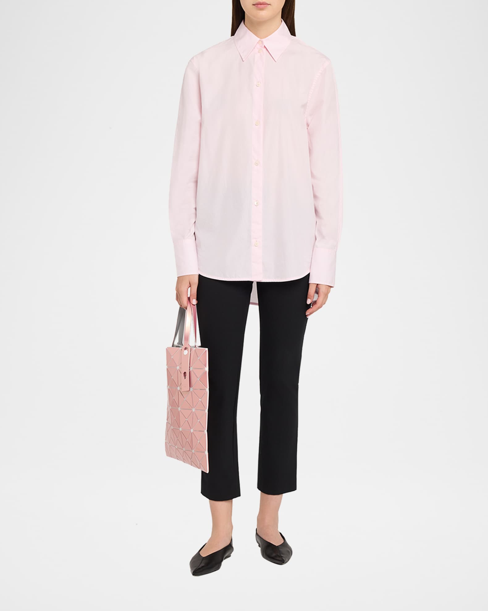 BAO BAO　LUCENT LLIC　PINK SALT BAO BAO ISSEY MIYAKE Lucent Metallic Geometric Tote Bag | Neiman