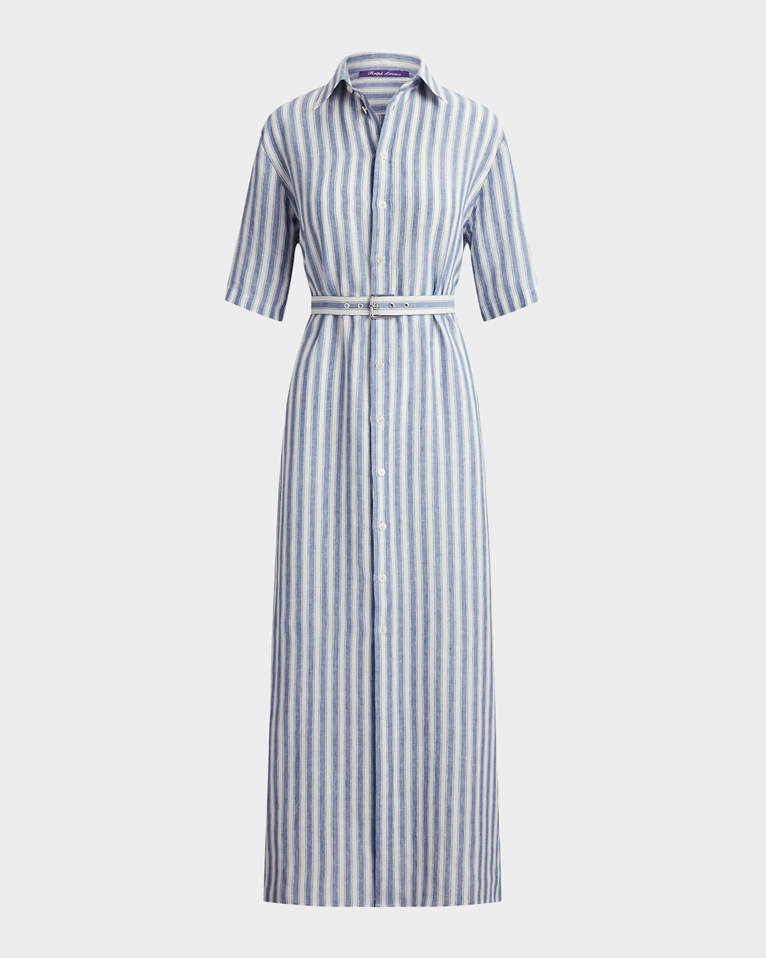 ralph lauren a line dress Ralph Lauren Women's Self-Tie Twill Shirtdress in Atlantic