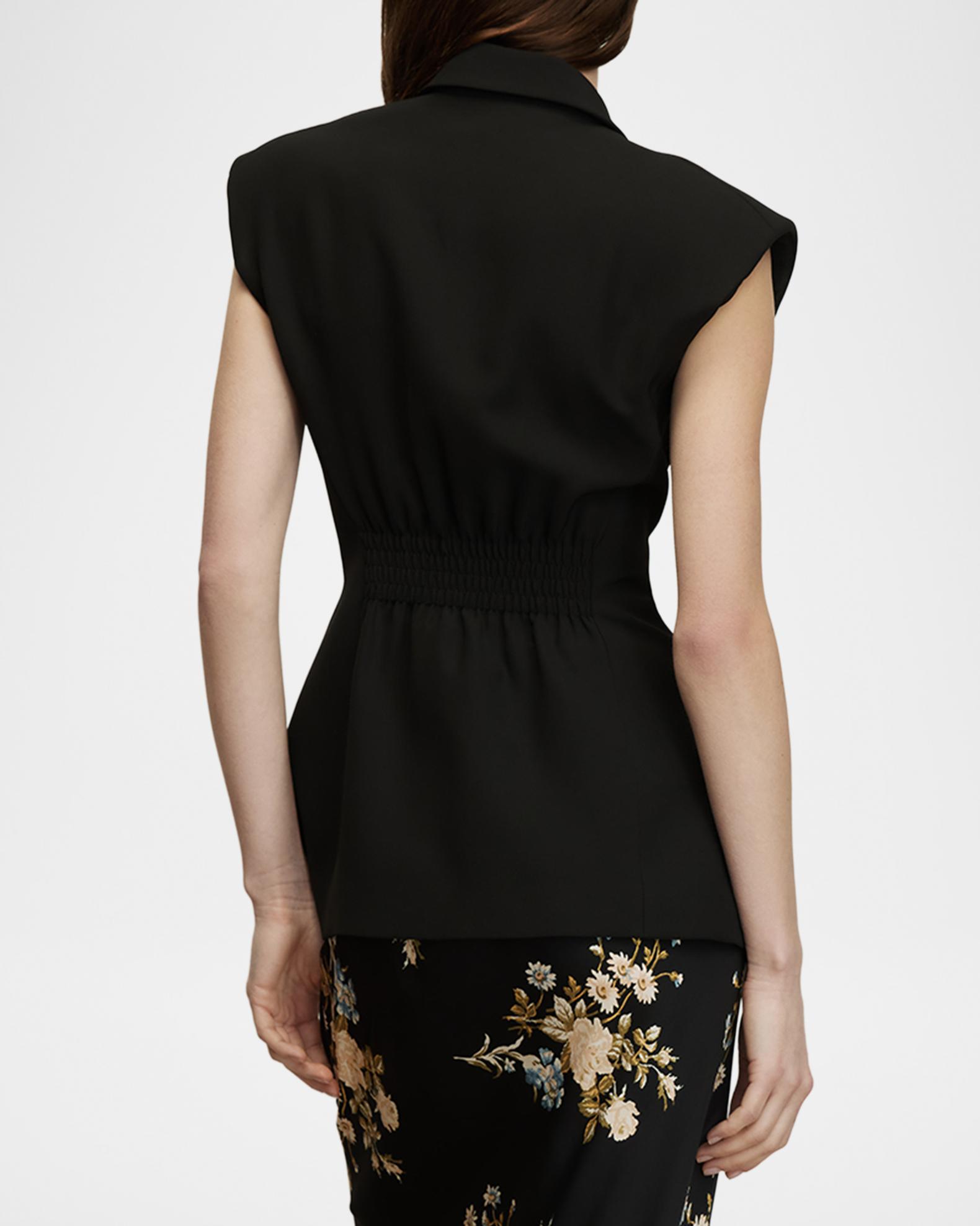 Veronica Beard Sorenne Single-Breasted Vest | Neiman Marcus