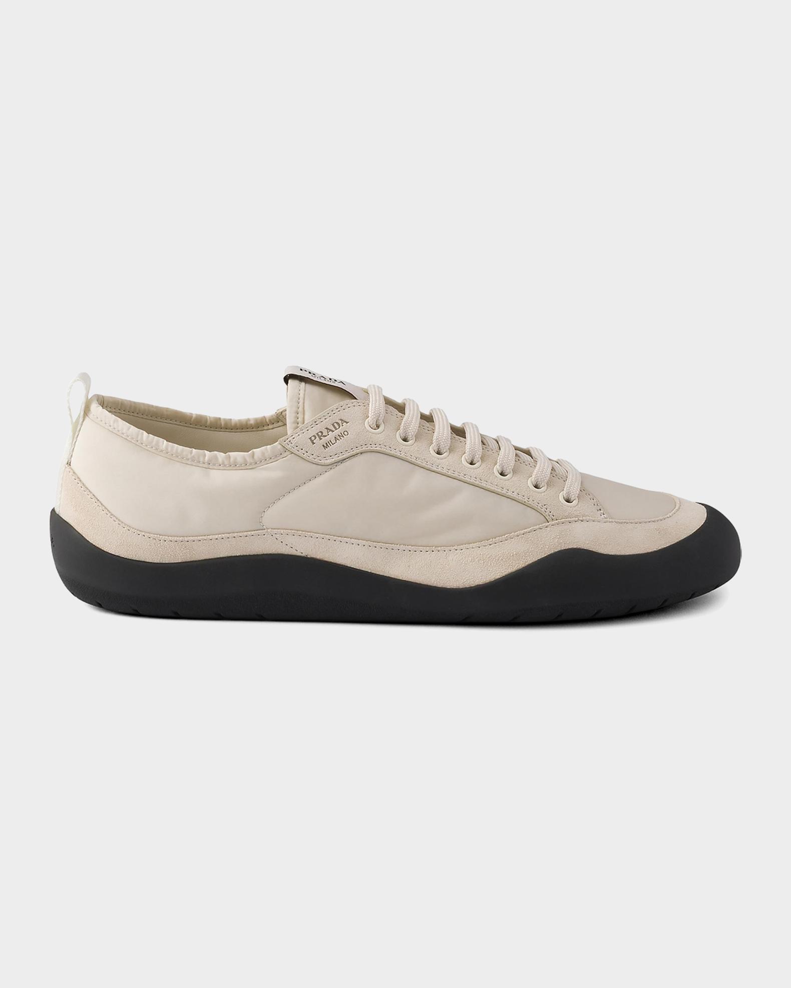 Prada Speedrock Re-Nylon and Suede Sneakers | Neiman Marcus