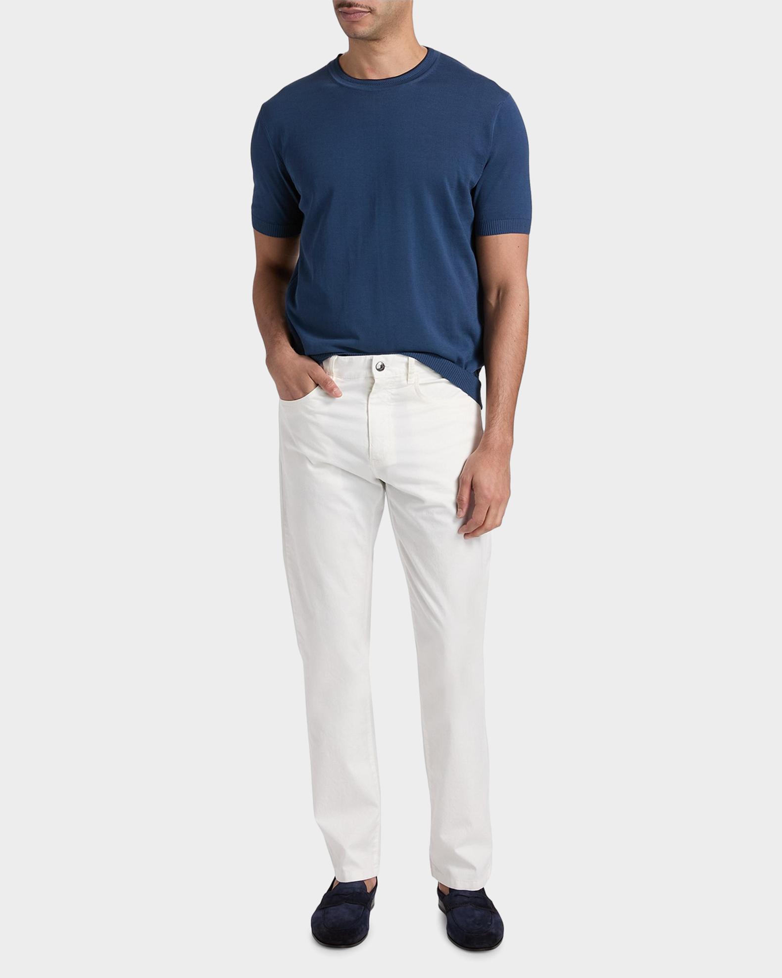 Canali Men's Cotton Straight Leg Five-Pocket Pants | Neiman Marcus