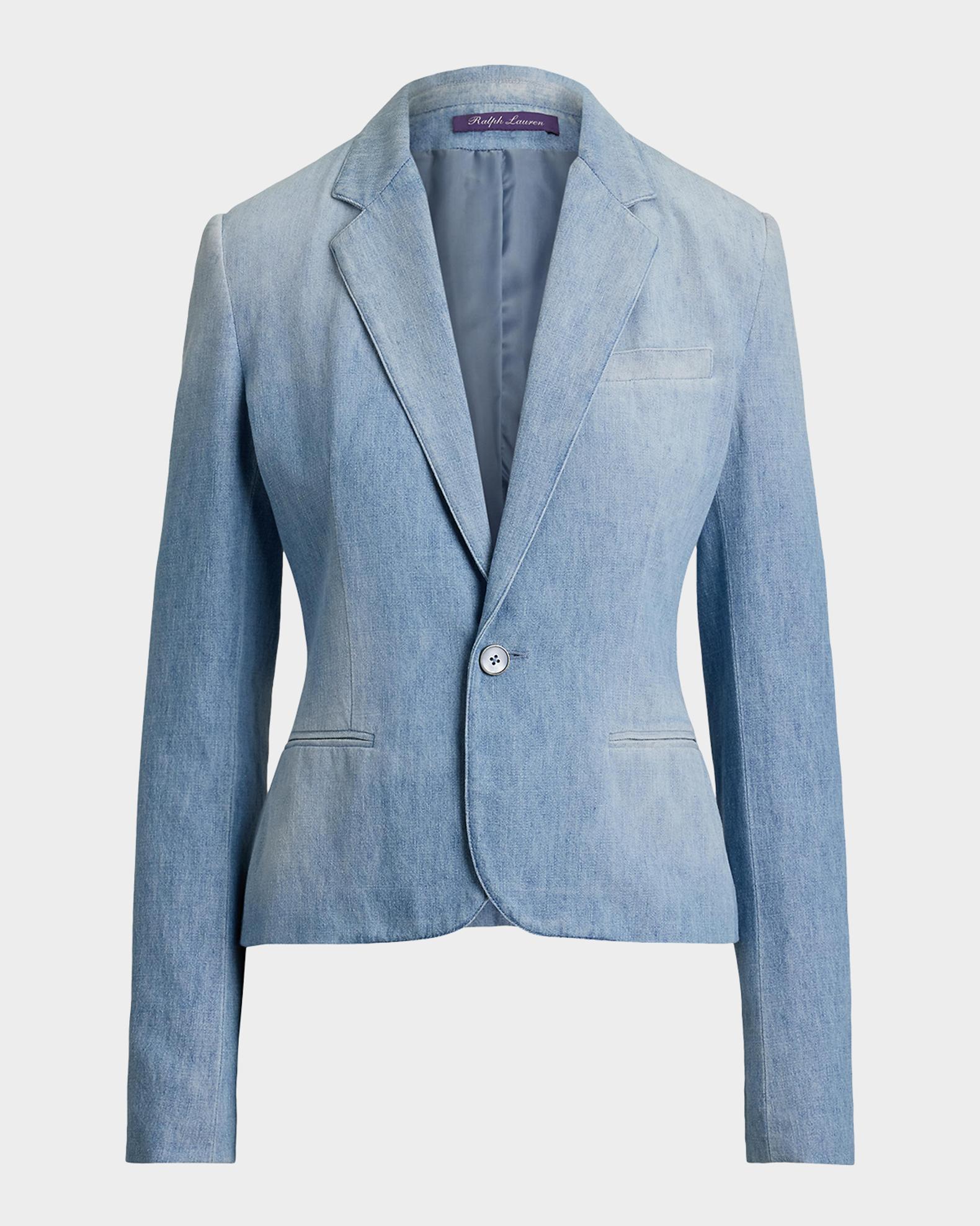 Ralph Lauren Collection Lochlan Cotton Denim Jacket | Neiman Marcus