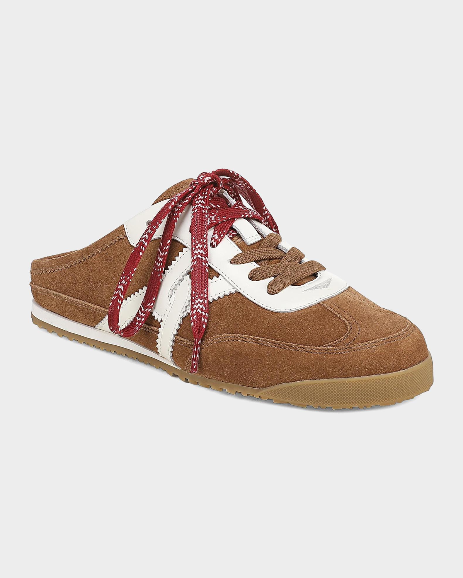 Veronica Beard Nicoline Mixed Leather Sneaker Mules | Neiman Marcus