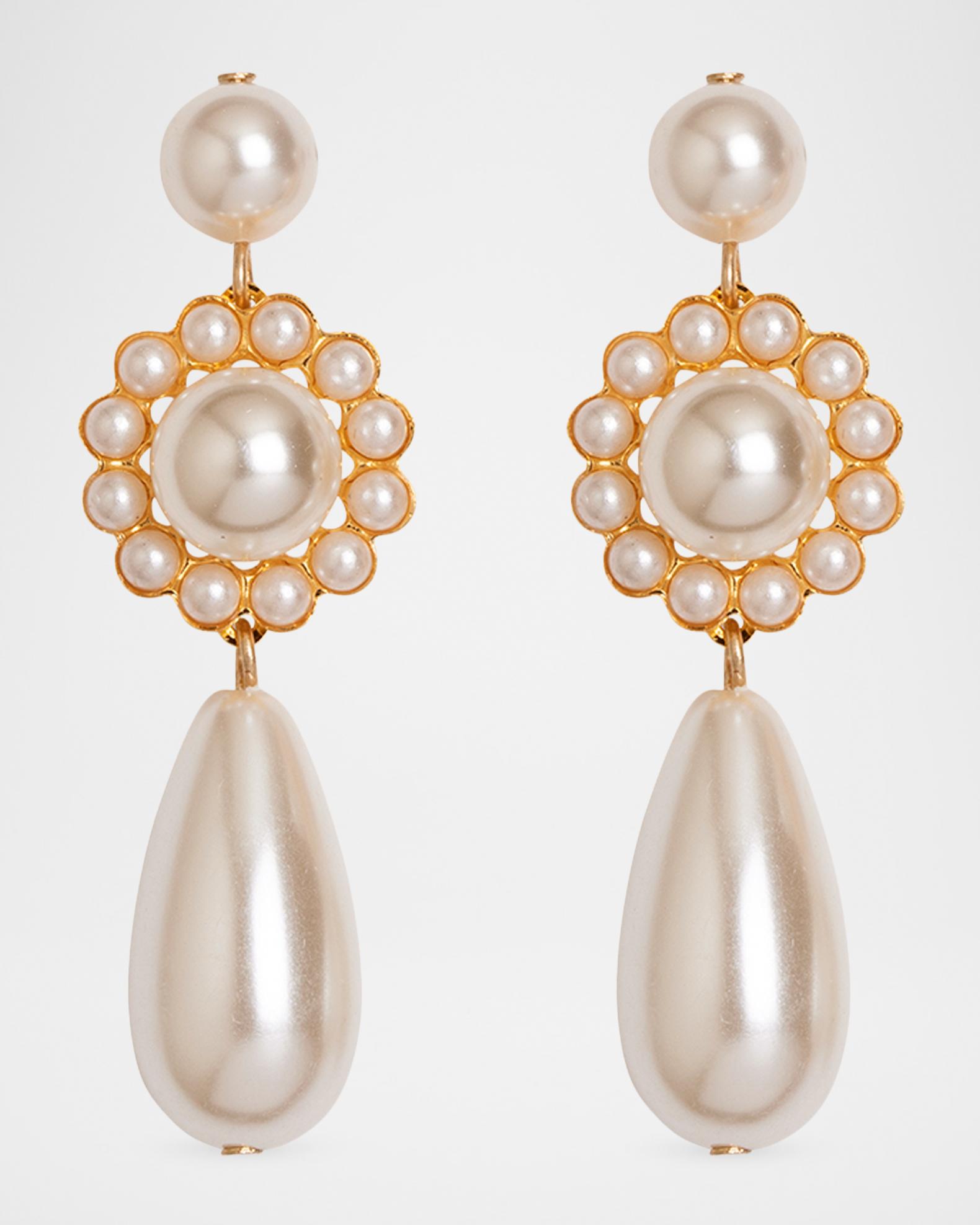 Drop earrings jennifer behr earrings Jubilee Drop Earrings -- Pearl LLC