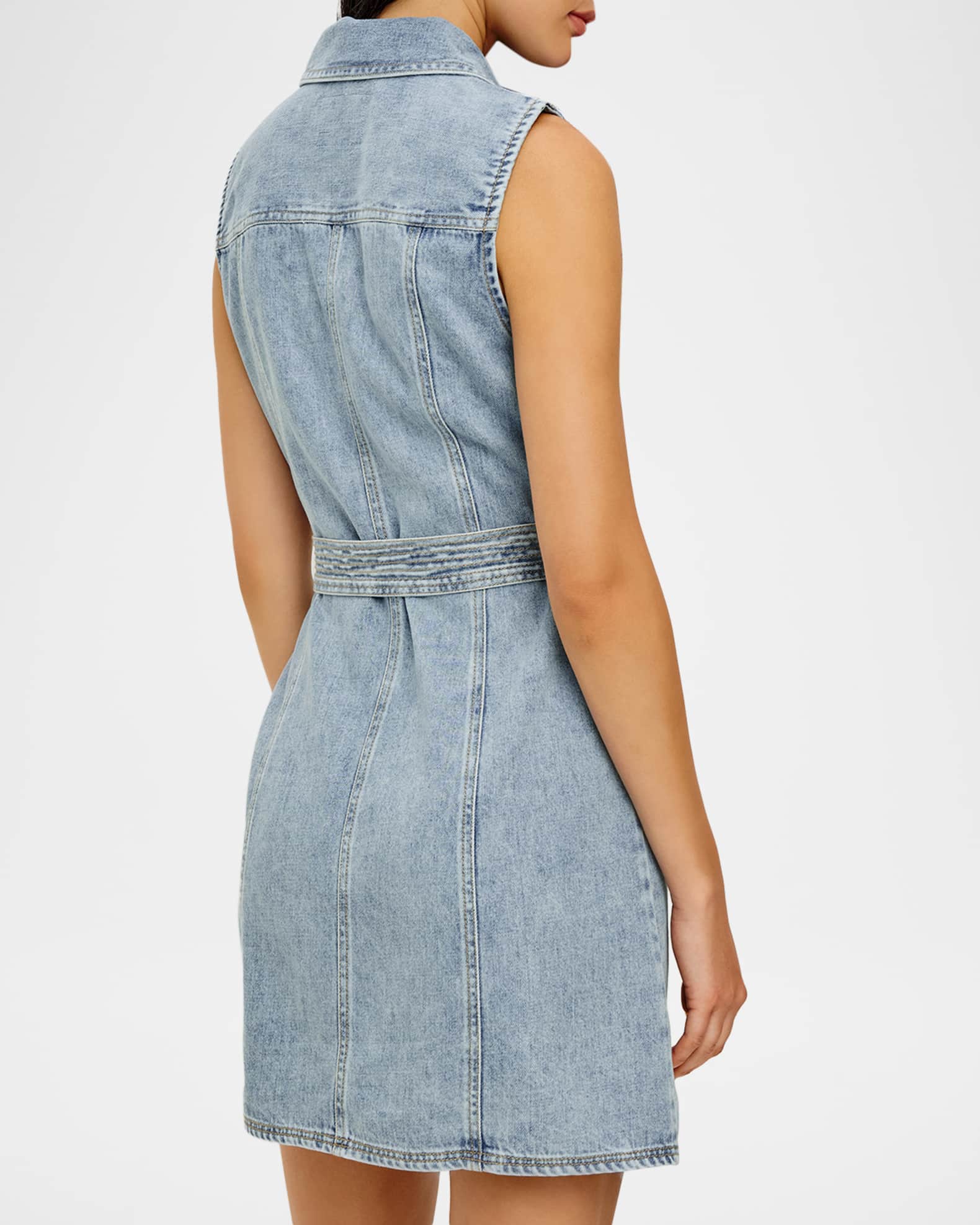 Rails Aurora Denim Mini Dress | Neiman Marcus