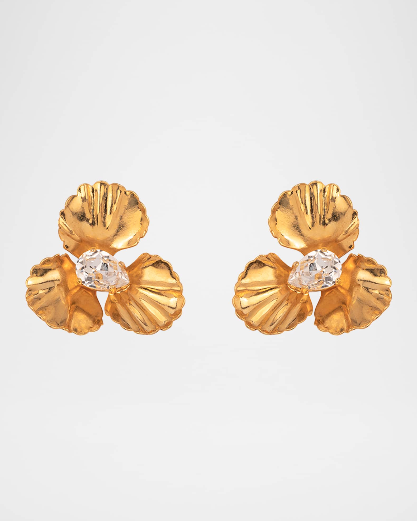 新品★定価16万円★Jennifer Behr★フラワー Jennifer Behr Caelyn Flower Earrings | Neiman Marcus