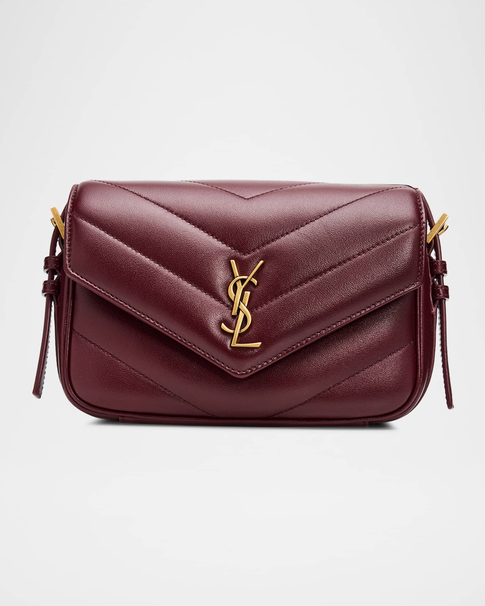 Saint Laurent Loulou ショルダーバッグ Saint Laurent Toy Loulou YSL Quilted Leather Crossbody Bag