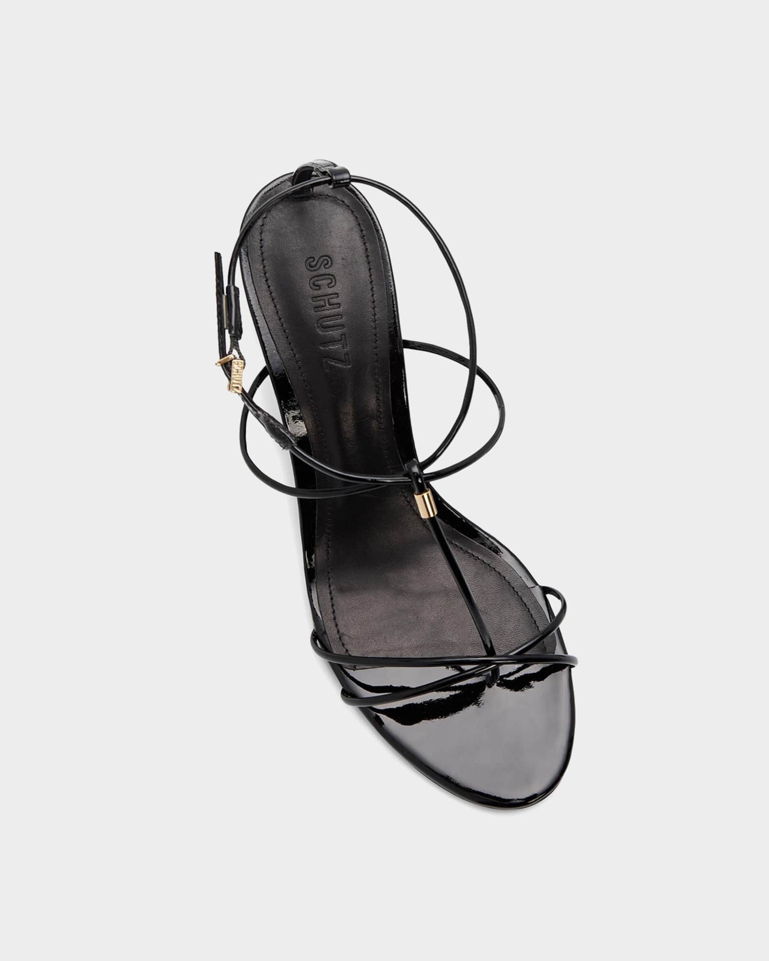 Schutz Jules 90MM Leather Sandals | Neiman Marcus