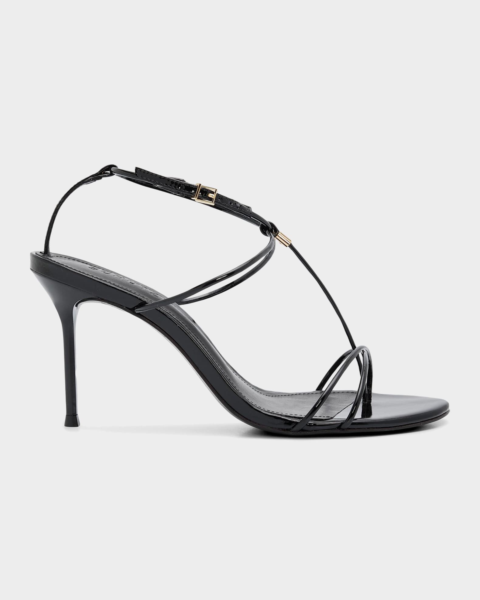Schutz Jules 90MM Leather Sandals | Neiman Marcus