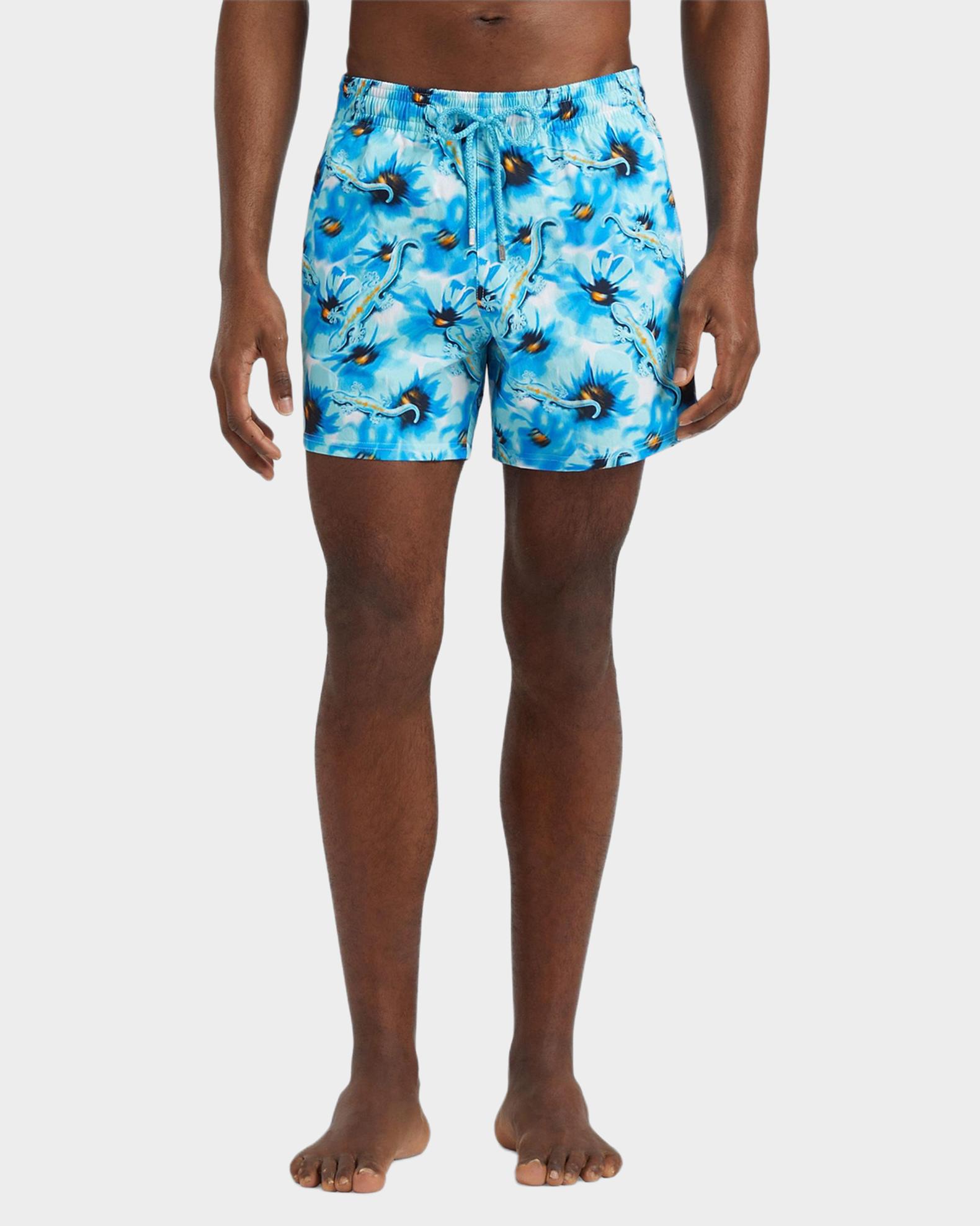 Vilebrequin Poppies & Geckos Stretch Swim Shorts | Neiman Marcus