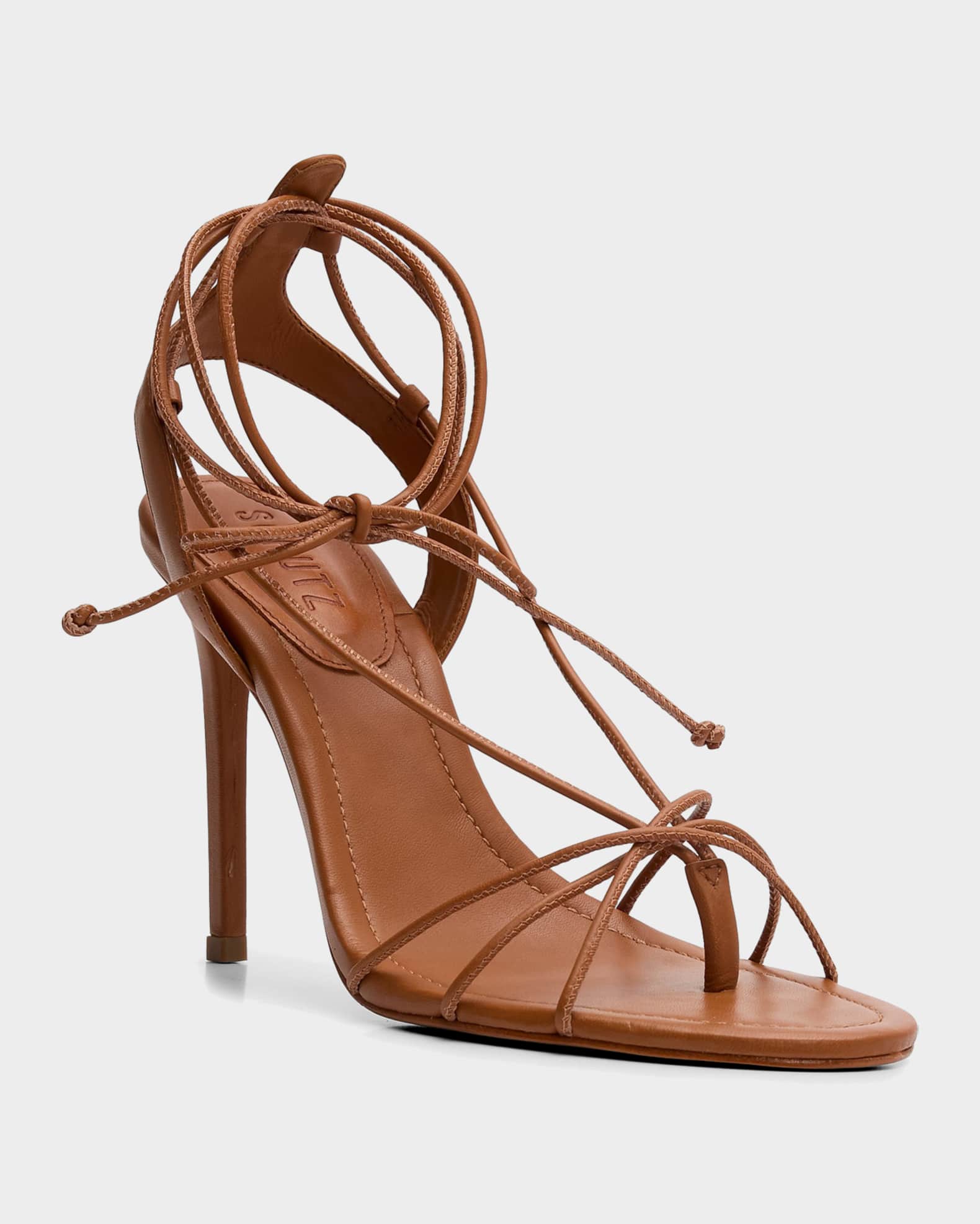 Schutz Demetria 100MM Stiletto Sandals | Neiman Marcus