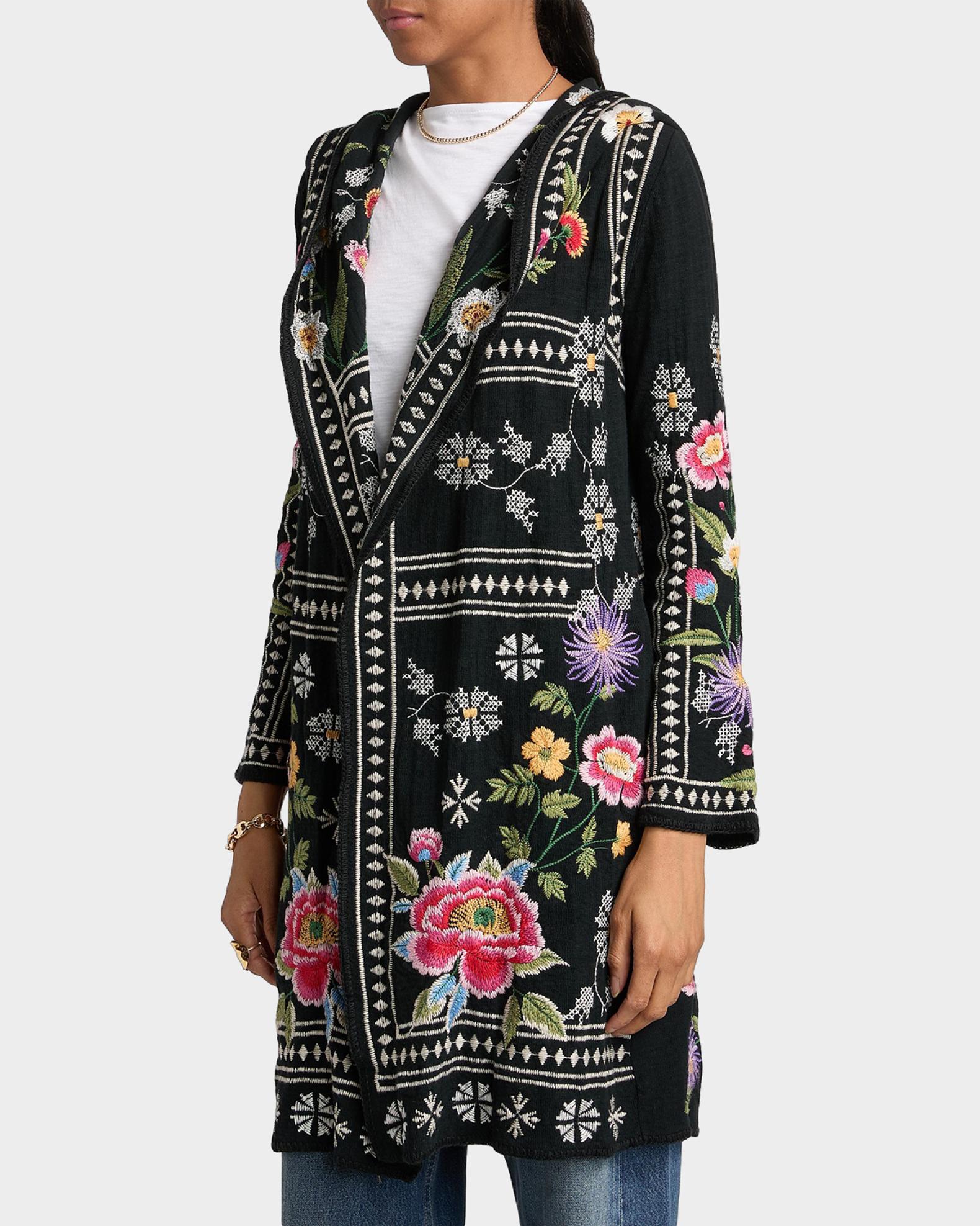Johnny Was Biya Embroidered Cotton Duster | Neiman Marcus