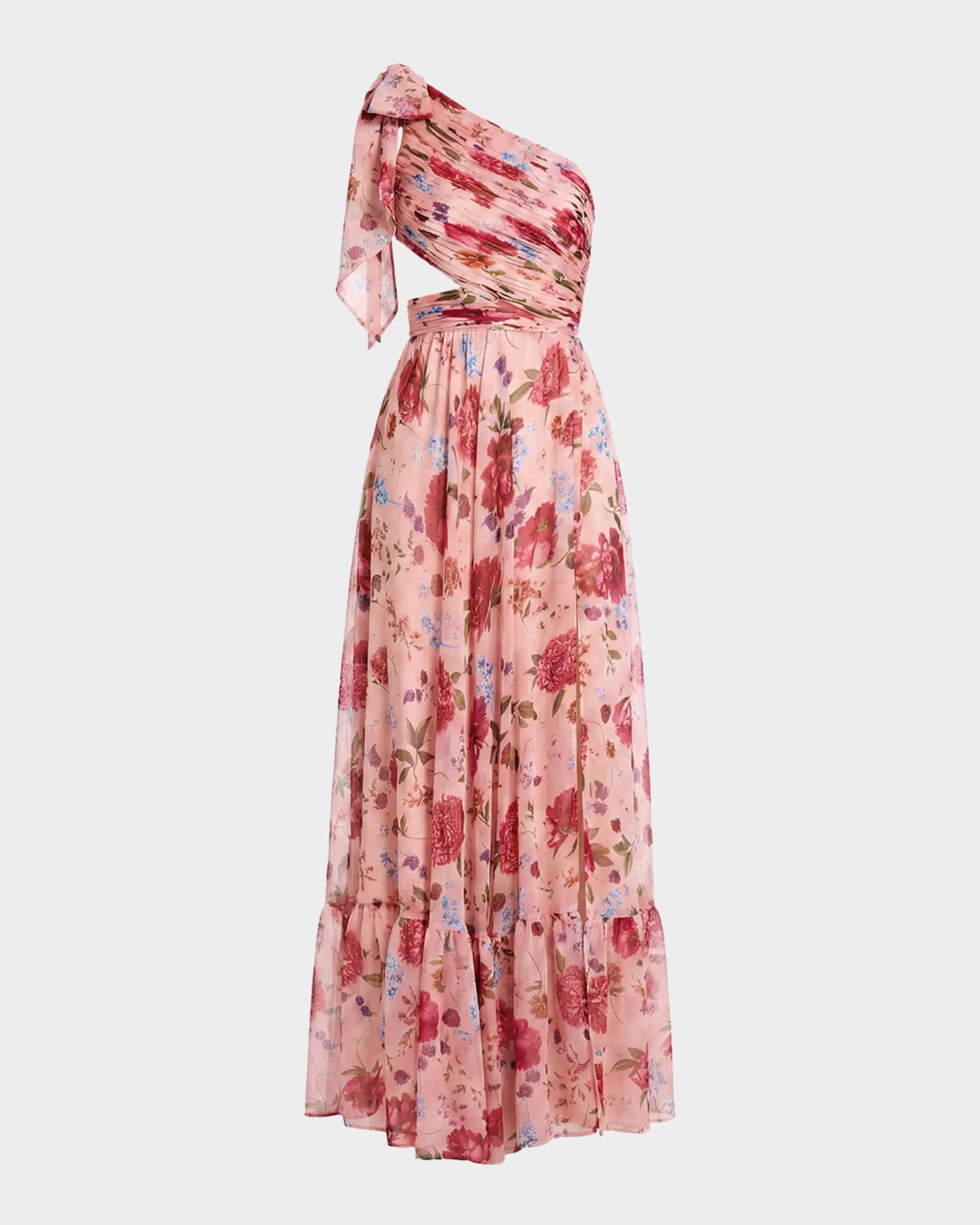 dresses 16th birthday Ruffled One Shoulder Asymmetrical Gown main image 1