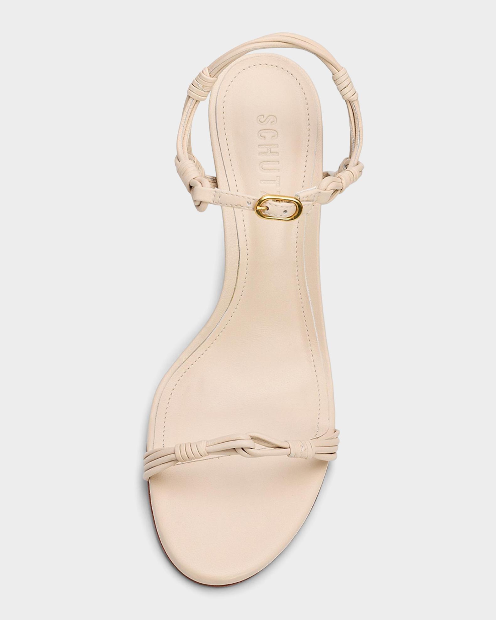 Schutz Nara 100MM Leather Sandals | Neiman Marcus