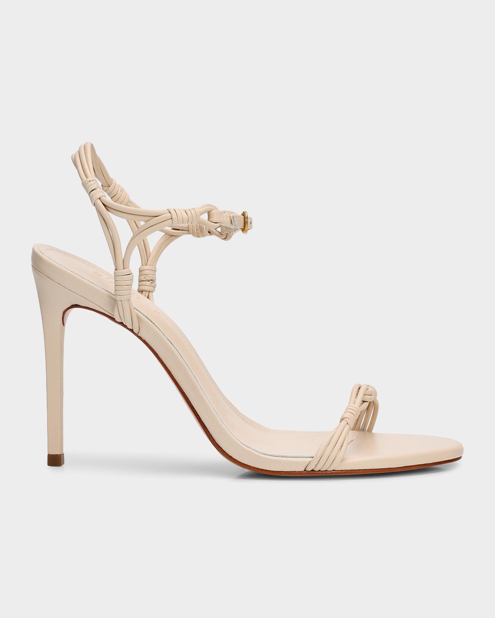 Schutz Nara 100MM Leather Sandals | Neiman Marcus