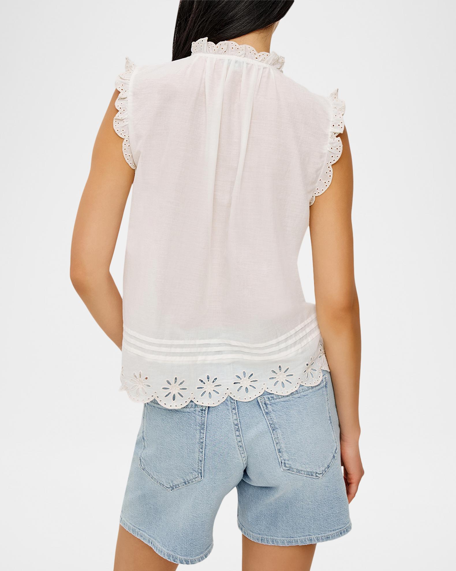 Rails Avery Ruffled Eyelet Top | Neiman Marcus